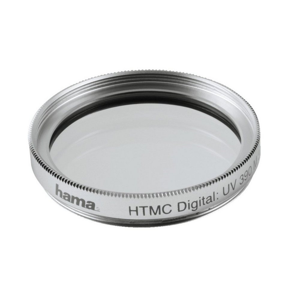Hama UV-Filter 27mm HTMC vergütet Silber Objektivzubehör (Speer-Filter UV-Filter  Kamera Objektiv DSLR SLR Systemkamera Camcorder)