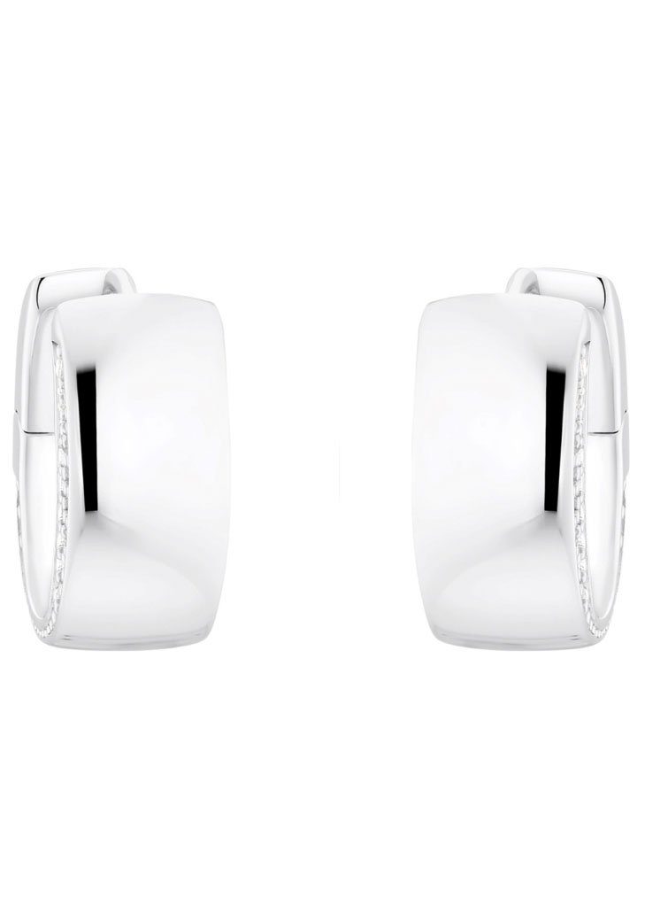 JOOP! Paar Creolen 2036788, mit Zirkonia...