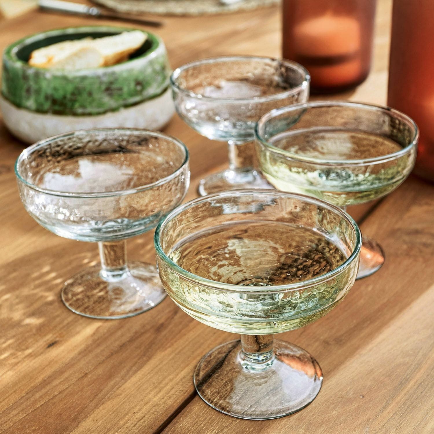 Mirabeau Glas Glas 4er Set Port Vila klar, Glas