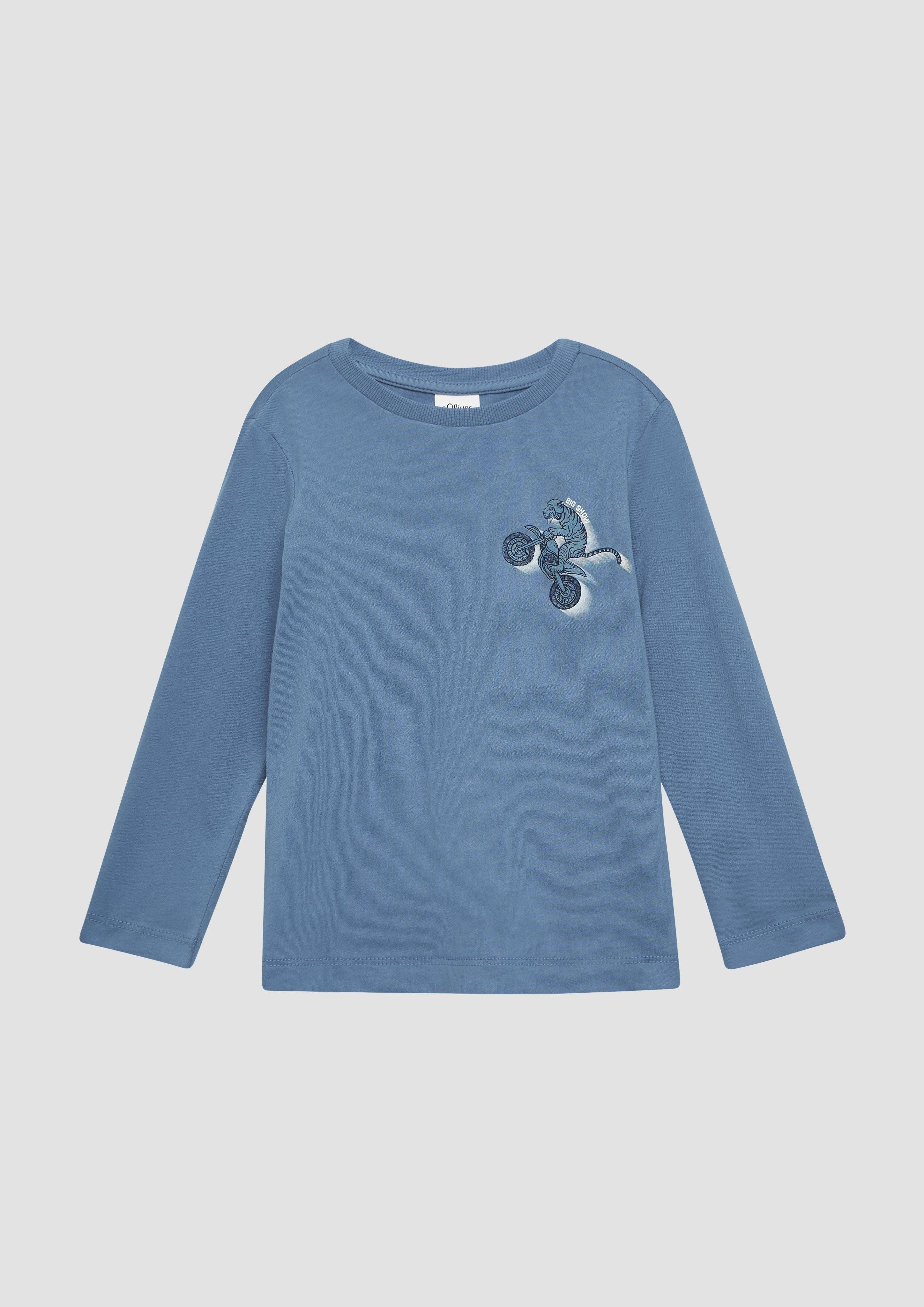 Langarmshirt Jersey-Longsleeve mit Frontprint