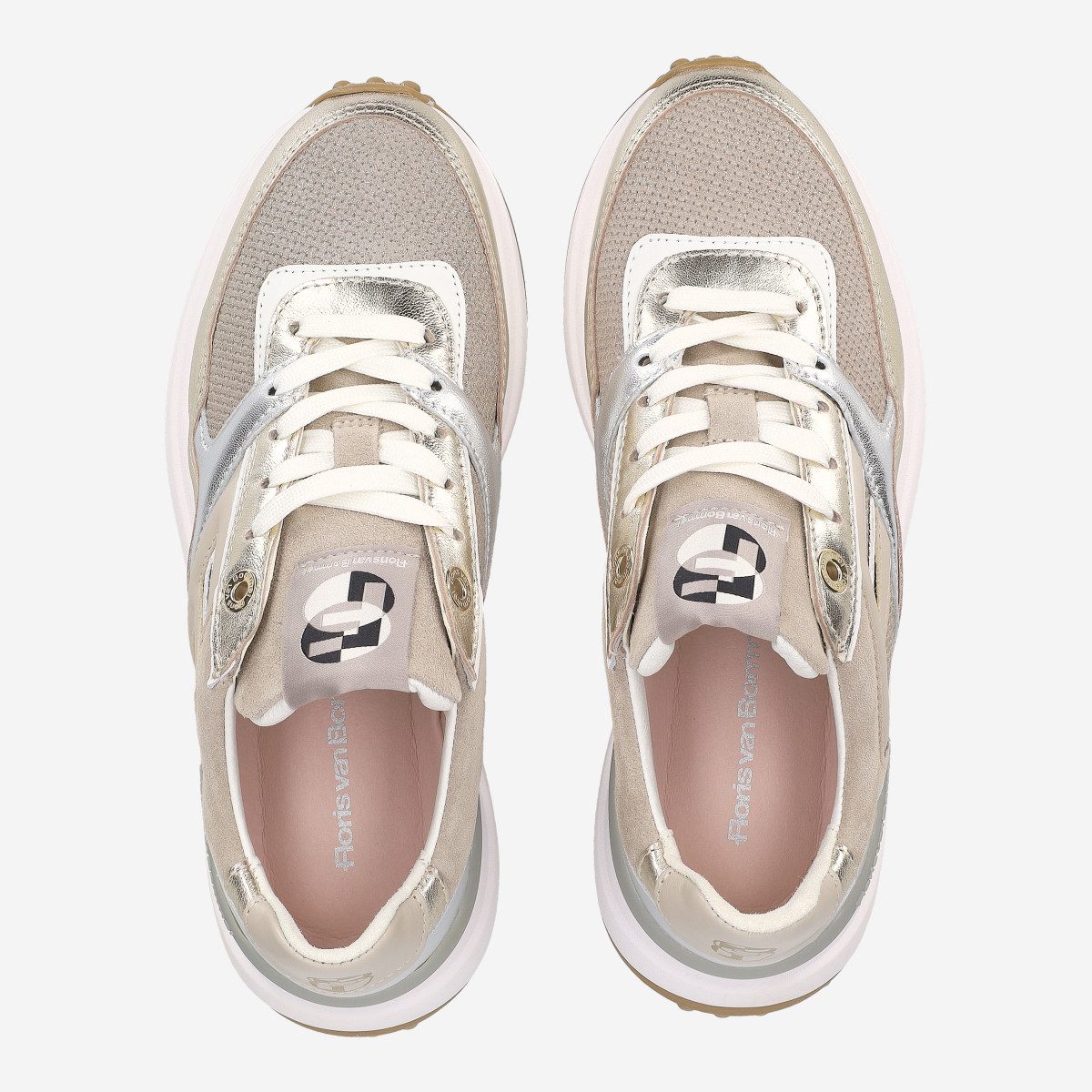 Floris van Bommel Floris van Bommel Noppi, Sneaker, Gold, Damen Sneaker