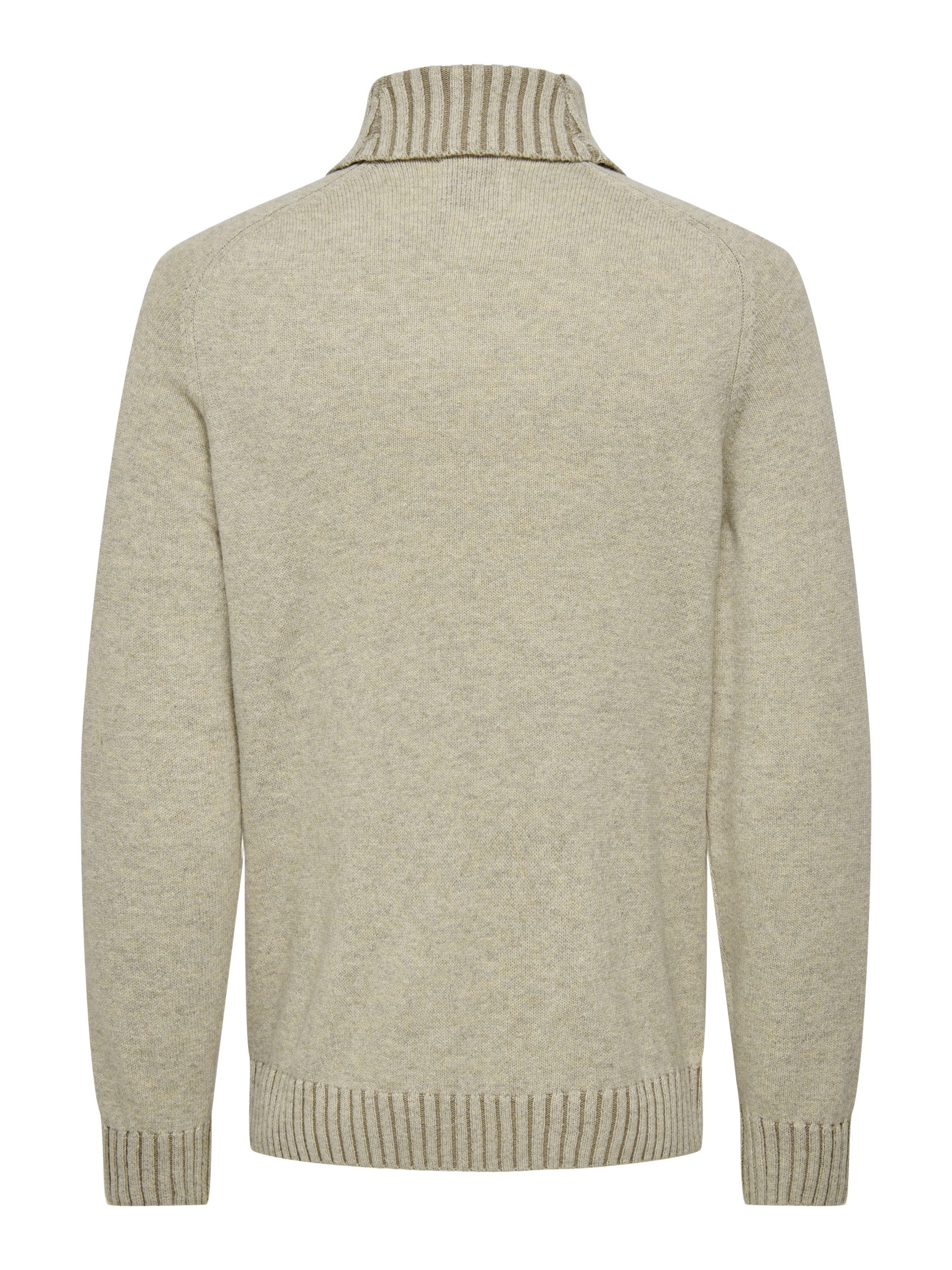 ONLY & SONS Rollkragenpullover - Wool Roll Knit Pullover – Zeitloser Stil und Komfort