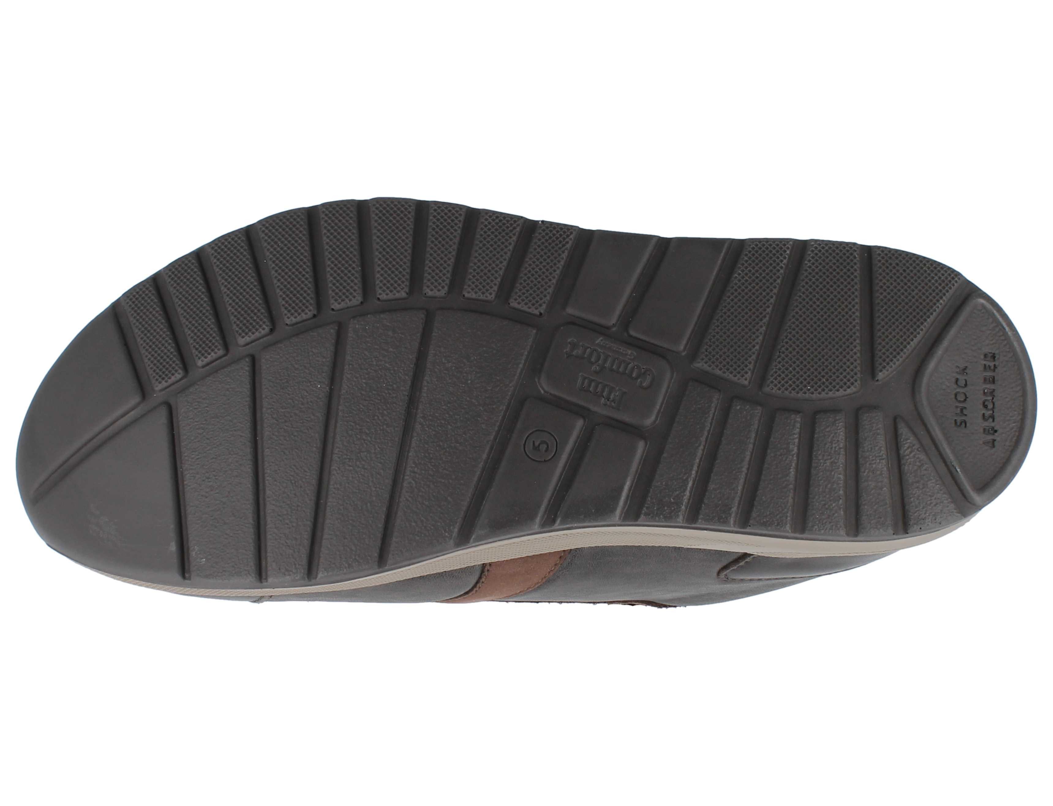 Finn Comfort FINN COMFORT Stretch Mori Damen Halbschuhe grau braun Nubukleder Schnürschuh Wechselfußbett