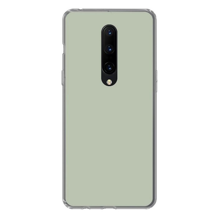 MuchoWow Handyhülle Farbe - Mintgrün - Innenausstattung Phone Case Handyhülle OnePlus 7 Pro Silikon Schutzhülle