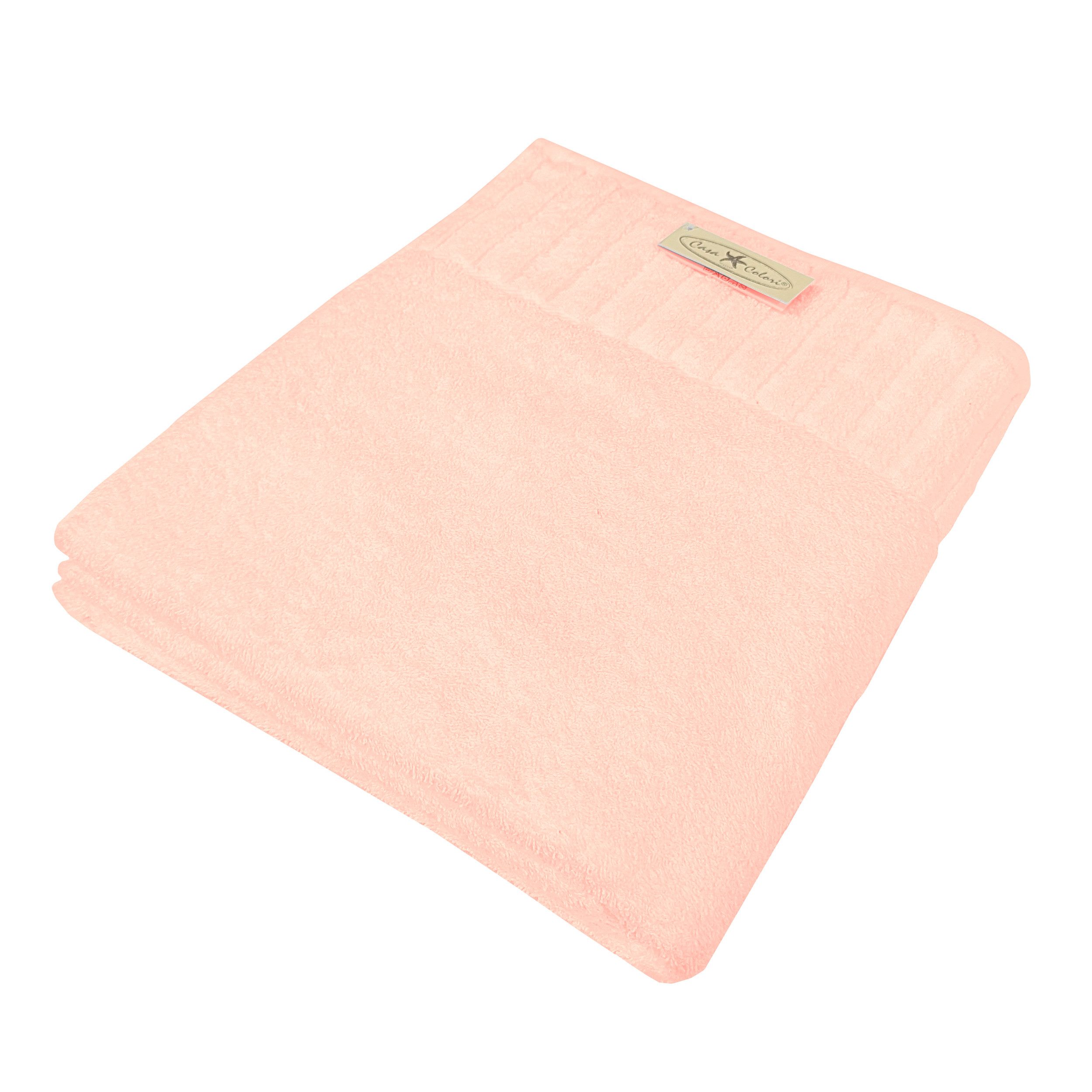 Casa Colori Gästehandtuch Uni, Frottier (1-St), günstig online kaufen