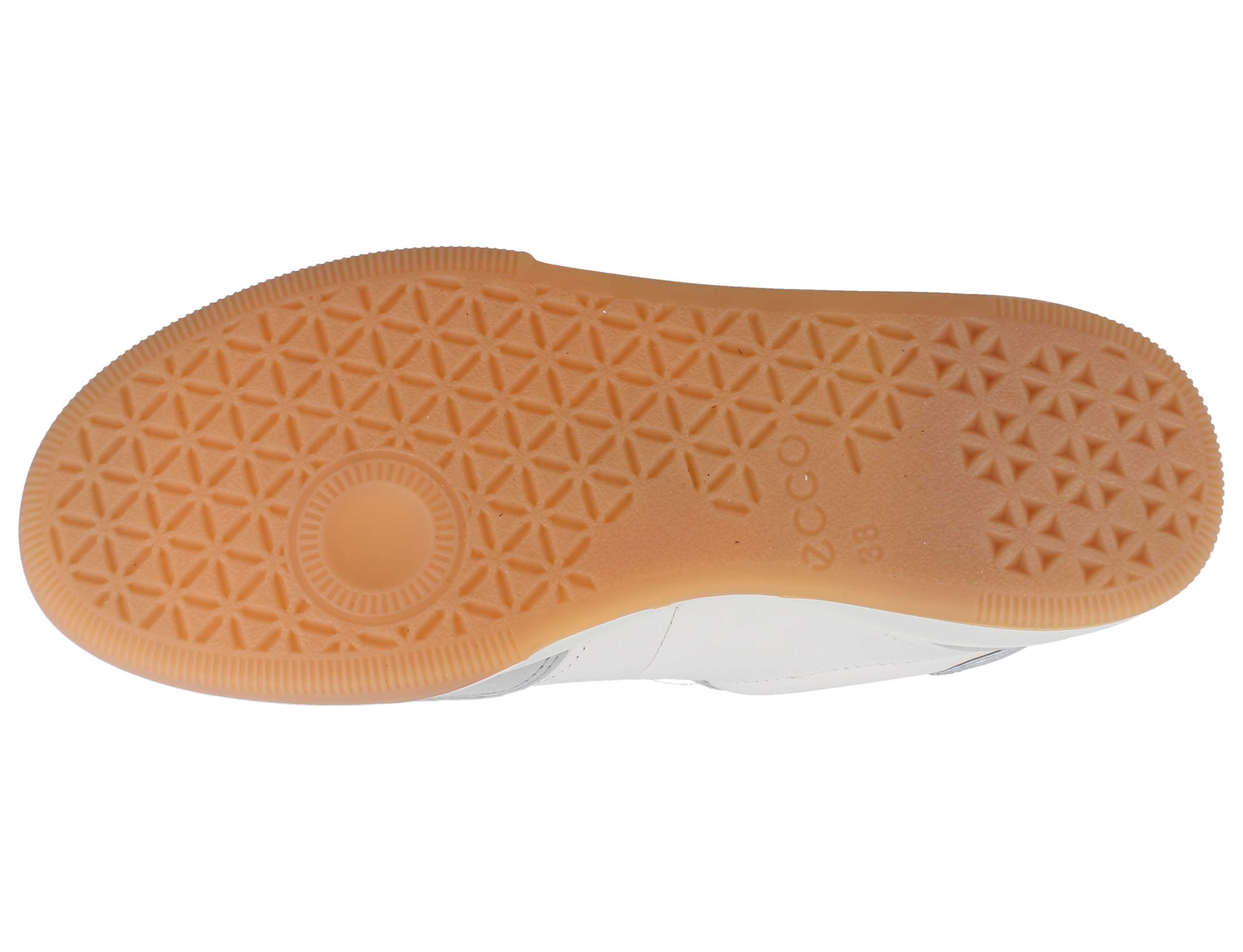Ecco ECCO Street Court W Damen Sneaker weiss Glattleder - Größe: 39 Schnürschuh Wechselfußbett