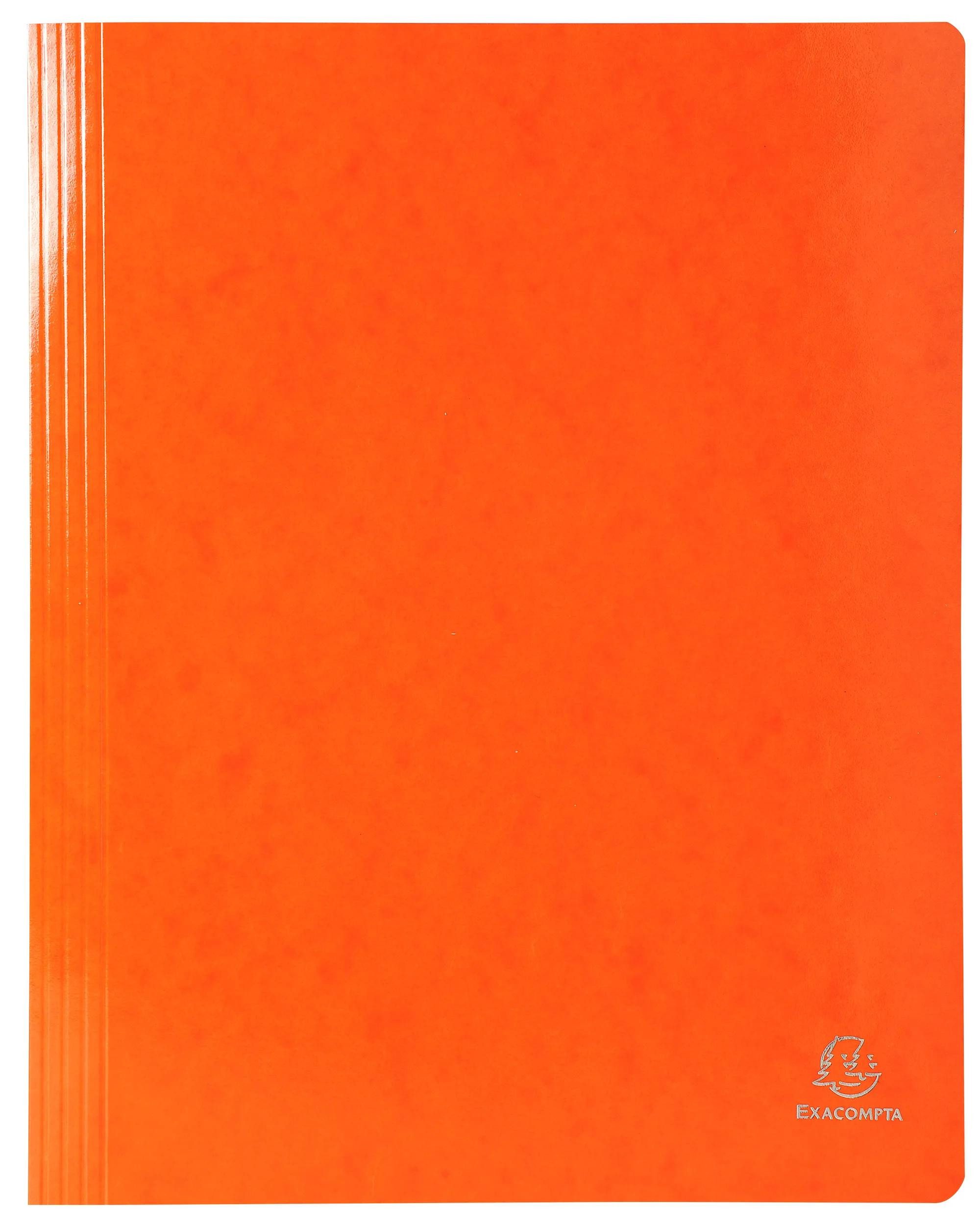 EXACOMPTA Organisationsmappe 25x Schnellhefter Iderama Colorspan Krt., 355g/m2, A4, Orange, 380809B, Schnellhefter Ösenhefter Einhakhefter