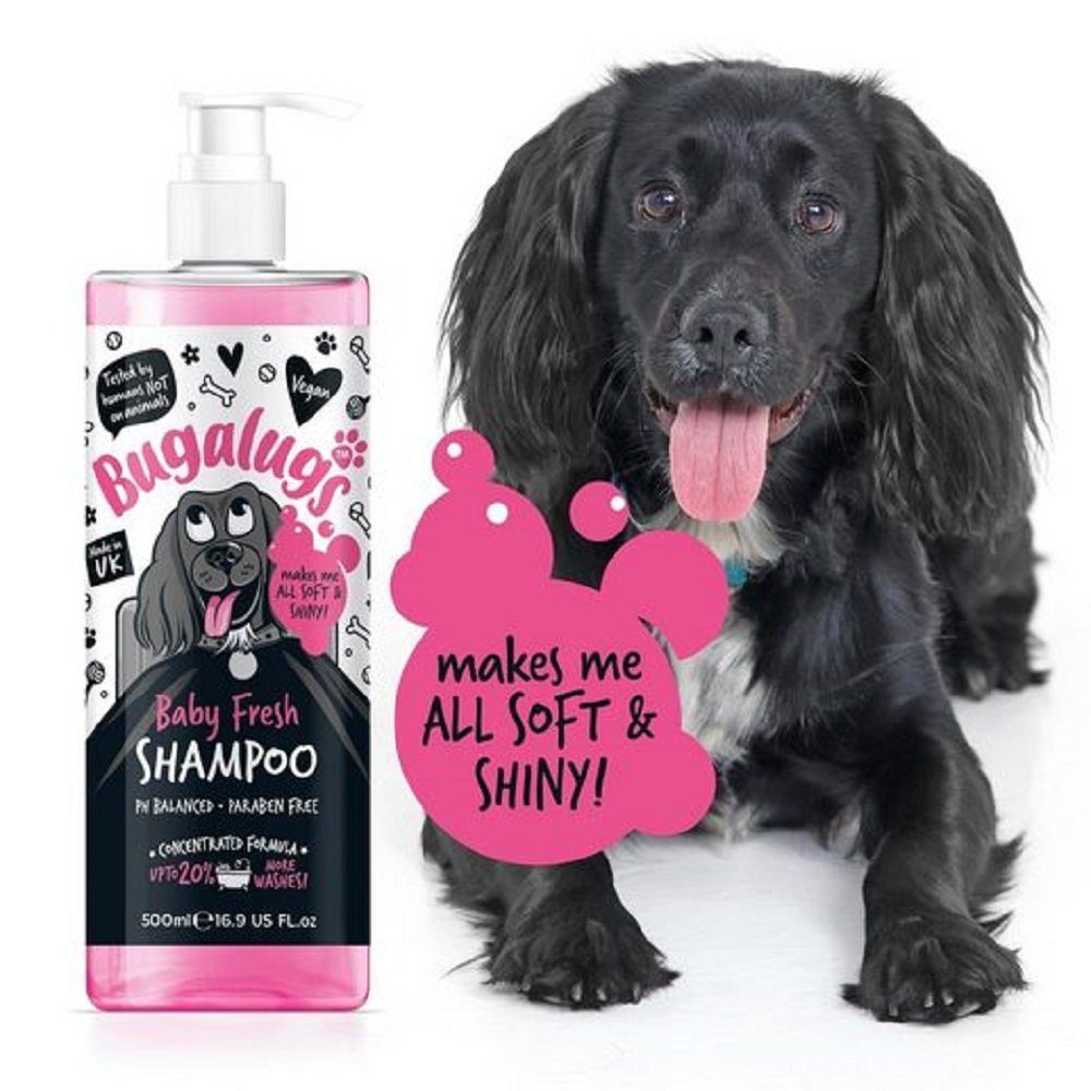 Bugalugs Tiershampoo Bugalugs Hundeshampoo Baby Fresh 500 ml Vegan, 500 ml, (1-St), ph neutral, Hunde Shampoo, Lake District