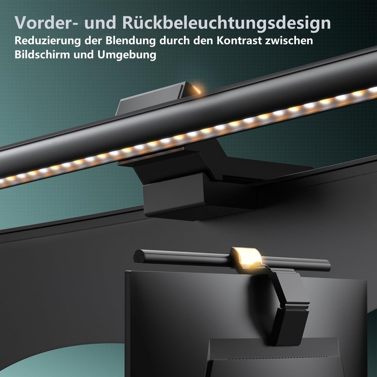 Elegear LED Schreibtischlampe 24W 75CM Klemmbare günstig online kaufen