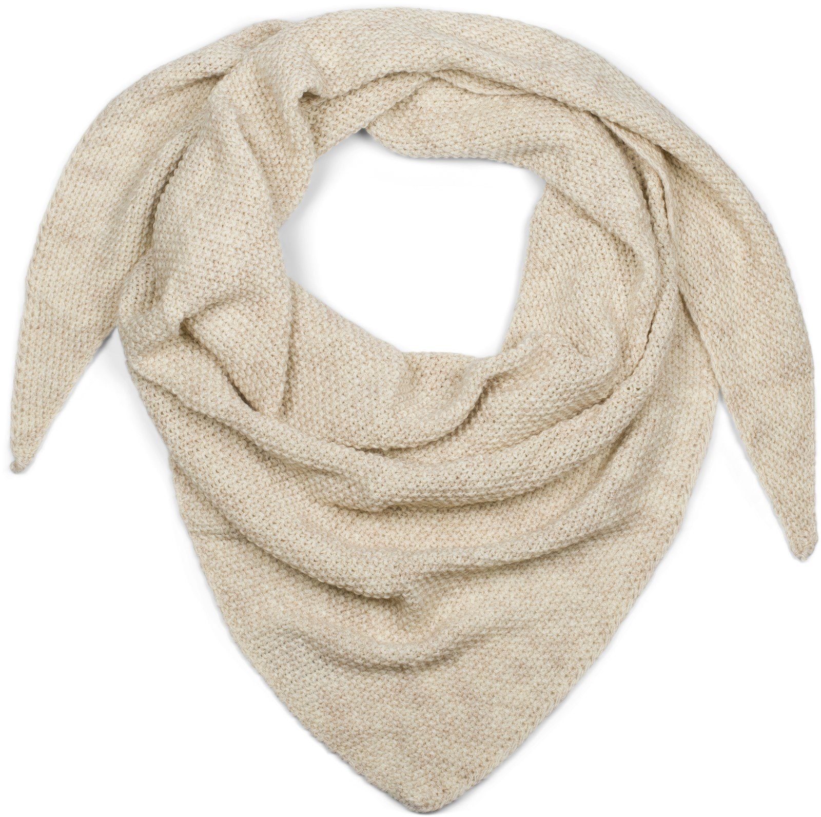 styleBREAKER Dreieckstuch Strick Dreiecktuch Einfarbig, (1-St) günstig online kaufen