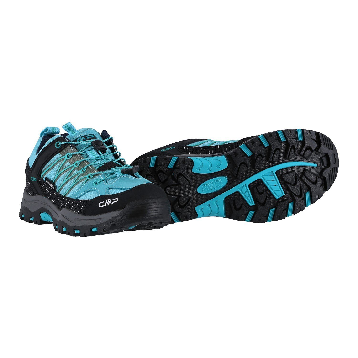 CMP Rigel Low WP (Trekking, wasserdicht) türkis Kinder Wanderschuh