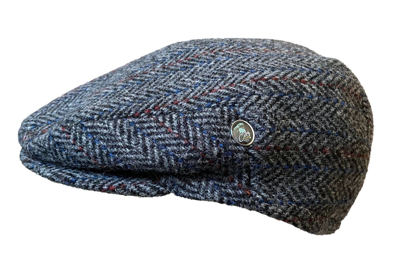 City Sport Schirmmütze City Sport Cap Harris Tweed anthrazit