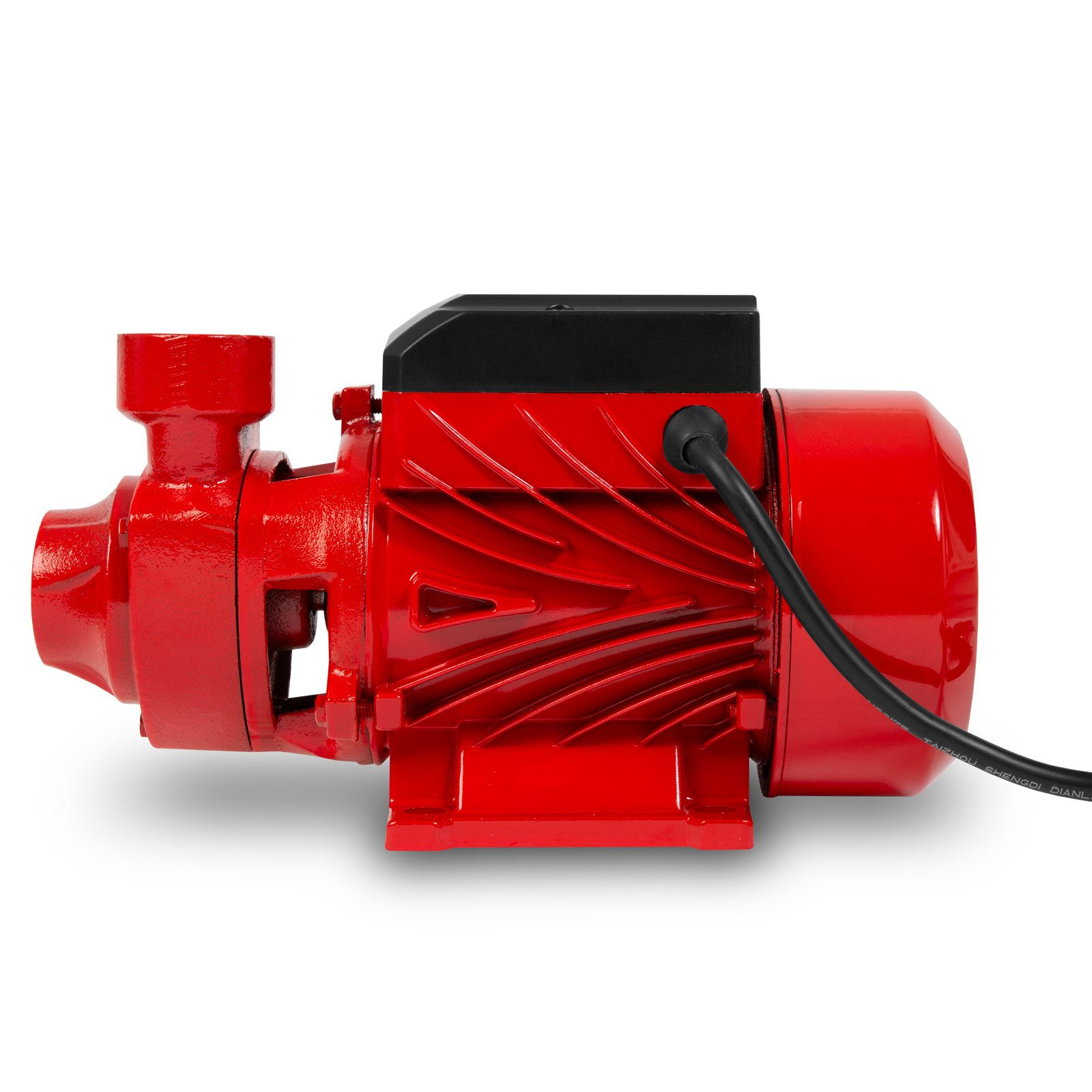 EBERTH Wasserpumpe Gartenpumpe Kreiselpumpe Saugpumpe, 1 Zoll Anschluss, 370 Watt Leistung, 8m Ansaughöhe
