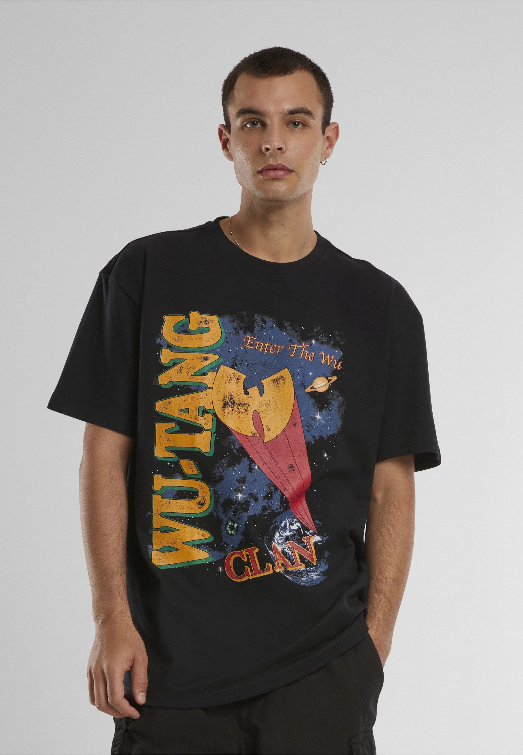 Merchcode Kurzarmshirt Merchcode Herren Wu-Tang Clan Enter the Wu Oversize Tee (1-tlg)