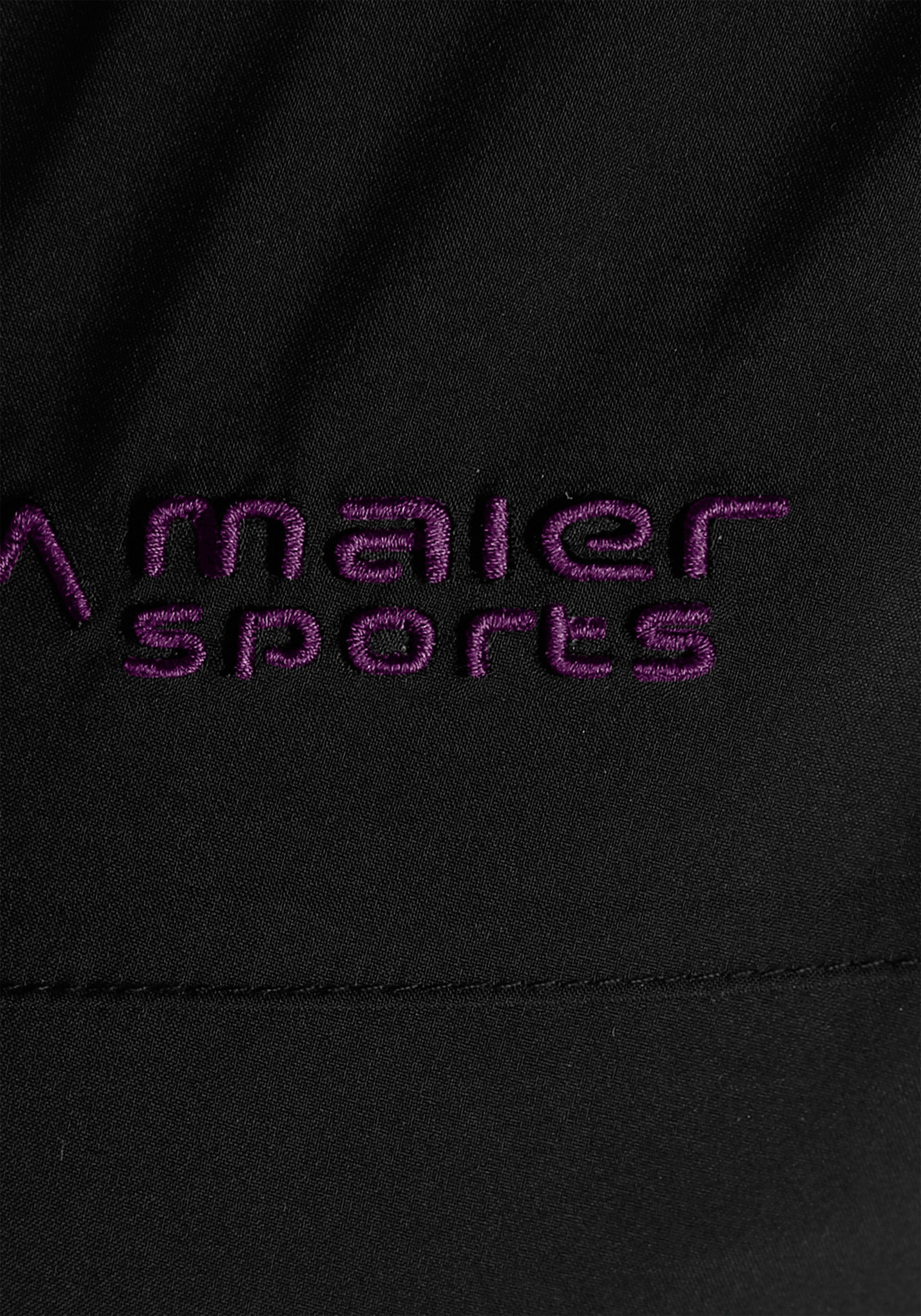 Maier Sports Übergangsjacke, in auch Größen Wasserdichte Outdoorjacke schwarz großen erhältlich