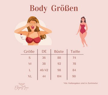 Elegant Love Body-Ouvert Sexy Damen-Tüllbody, Spitzen-Dessous, Lingerie mit überkreuztem Rücken (1-tlg) Teddy mit floraler Spitze & Schleife, verführerische Damen-Unterwäsche