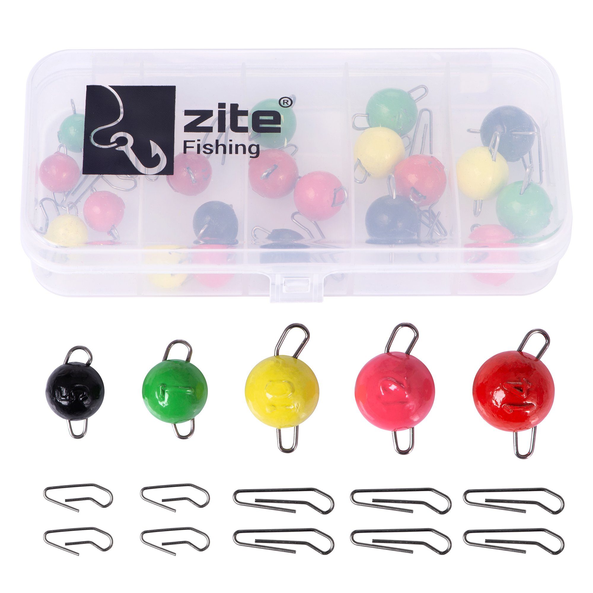 Zite Angelgewicht Bunte Cheburashka Jigkopf-Set für erfolgreiche Angelerlebnisse