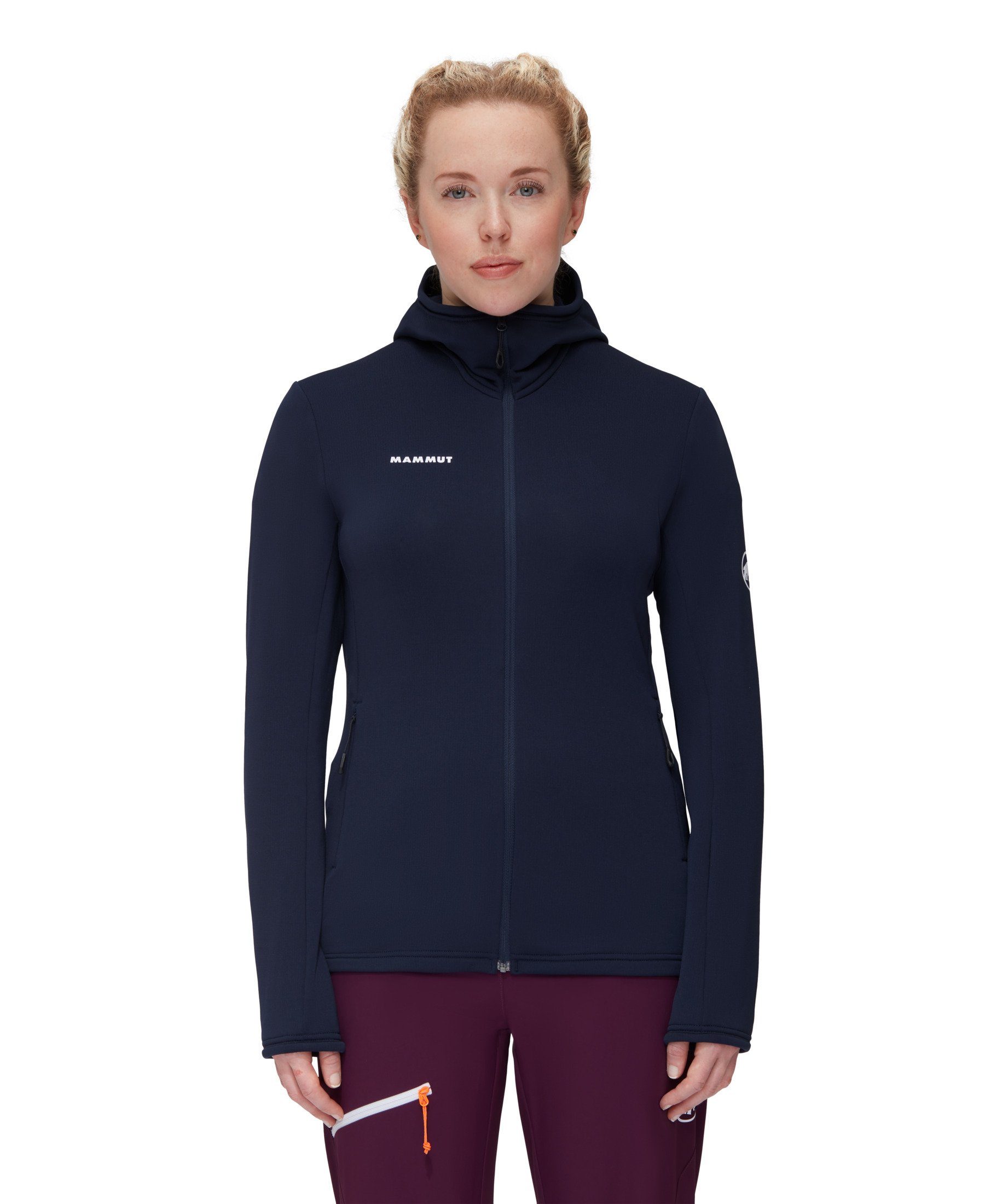 Mammut Fleecejacke Aconcagua Light ML Jacket marine Hooded Women