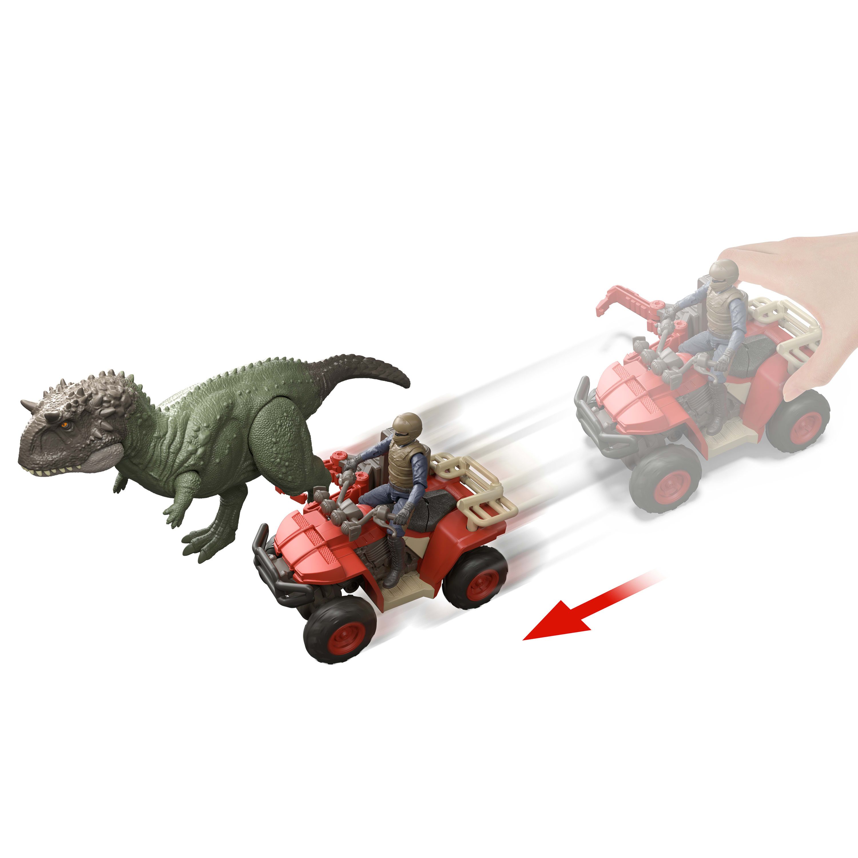 Mattel® Actionfigur Jurassic World Quad-Set mit Fangklaue – Bild 5 von 5