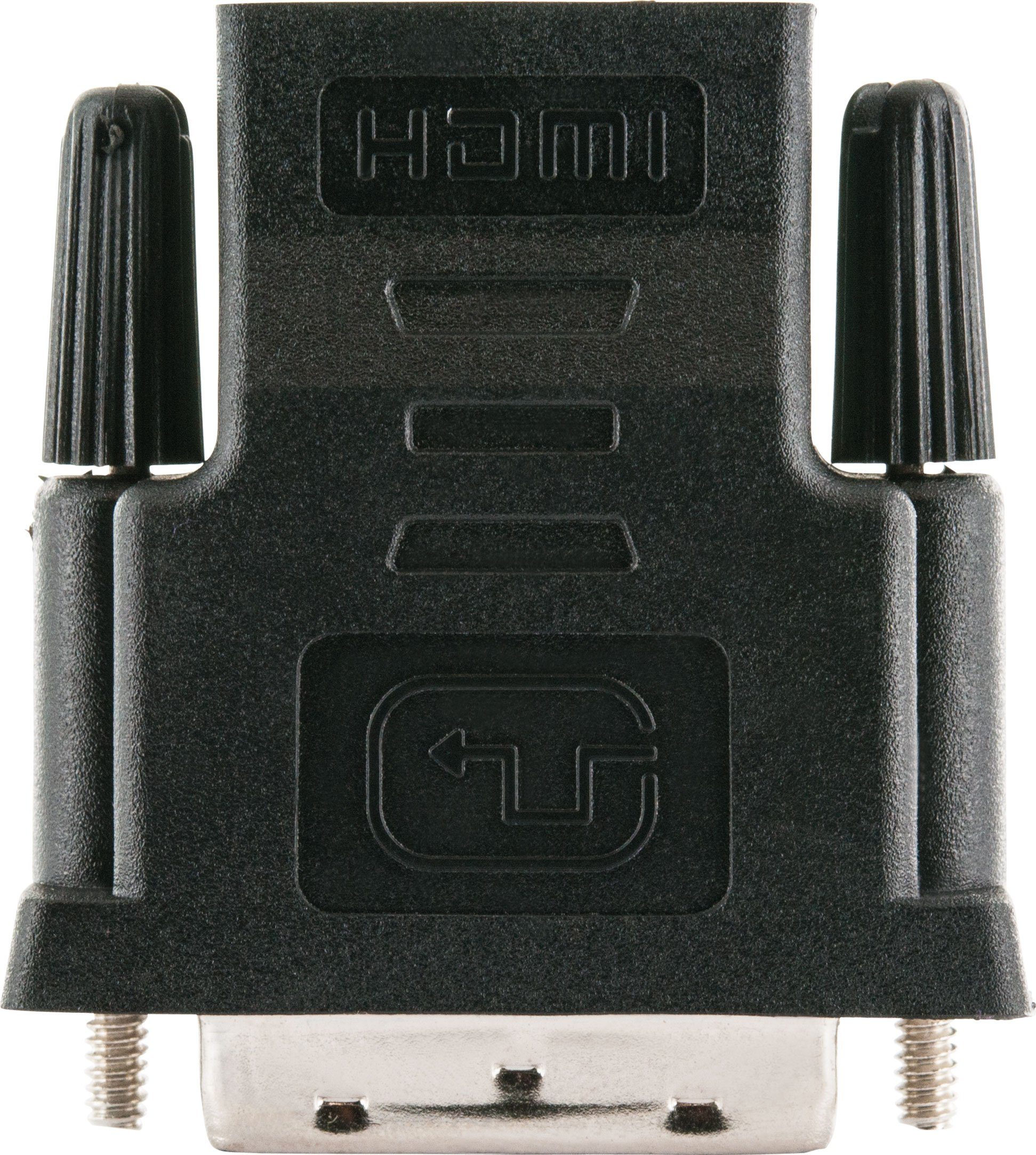 Schwaiger HDMD1590 533 HDMI-Adapter DVI-D Stecker zu HDMI Buchse, zur digitalen Bildübertragung