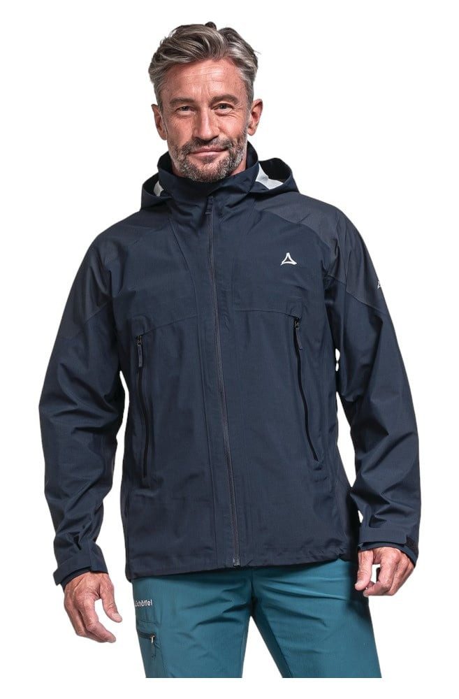 Schöffel Funktionsjacke Trekking-Wanderjacke 2,5-Lagen Triigi (wasserdicht) dunkelblau Herren