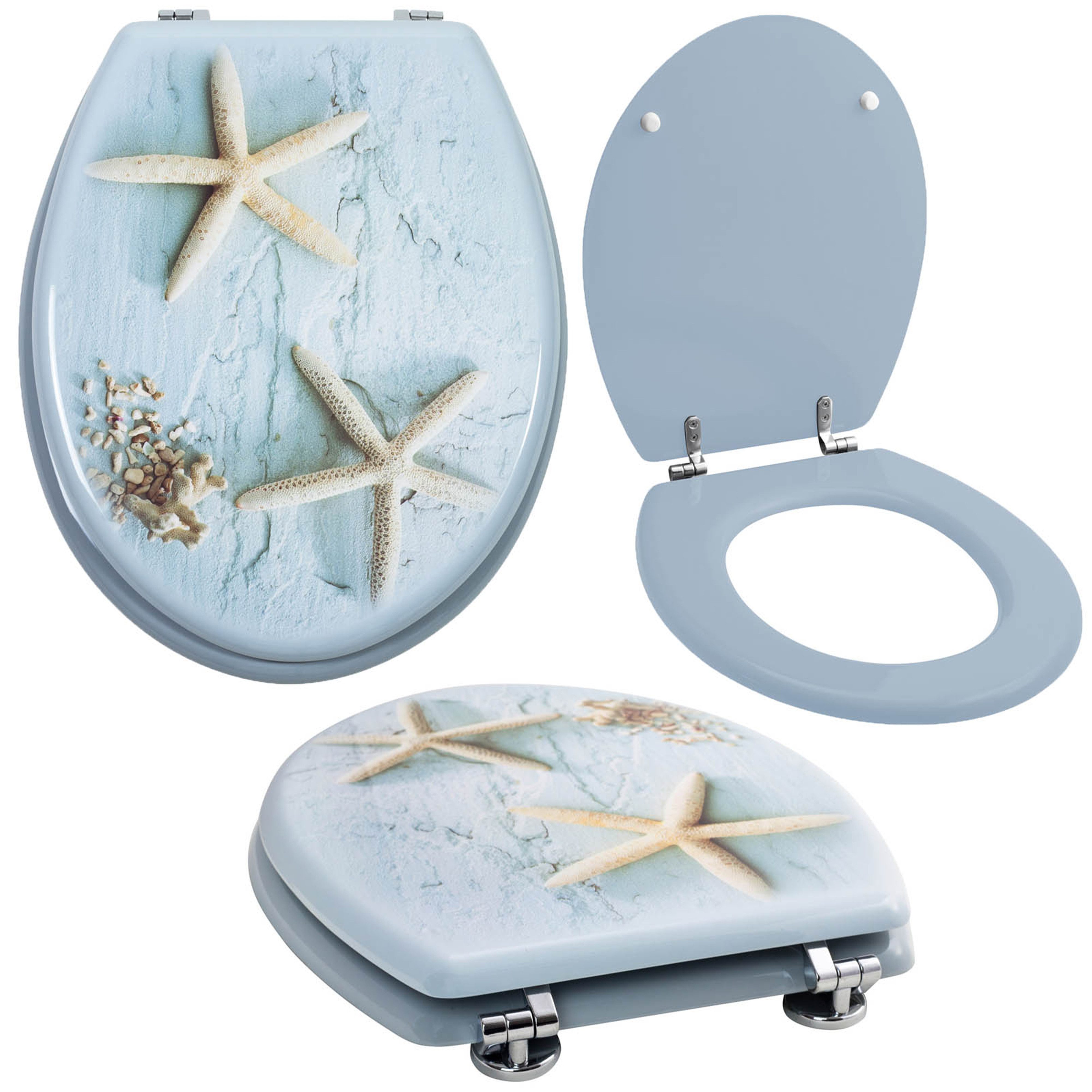 Grafner WC-Sitz Grafner WC Sitz aus MDF Toilettensitz verschiedene Motive