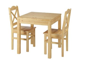 ERST-HOLZ Esszimmerstuhl Küchenstuhl Massivholzstuhl Esszimmerstuhl Kiefer 2x Stühle