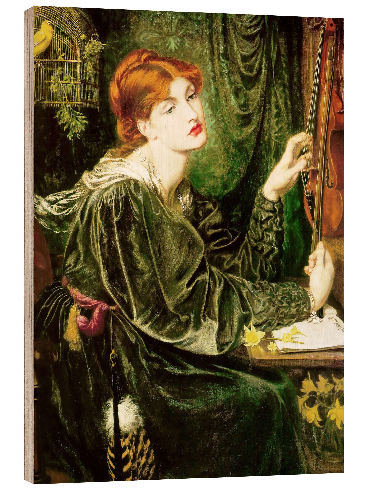 Posterlounge Wandbild Veronica Veronese, Dante Charles Gabriel Rossetti, erhältlich als Poster, Leinwandbild, Wandsticker oder Acrylglasbild