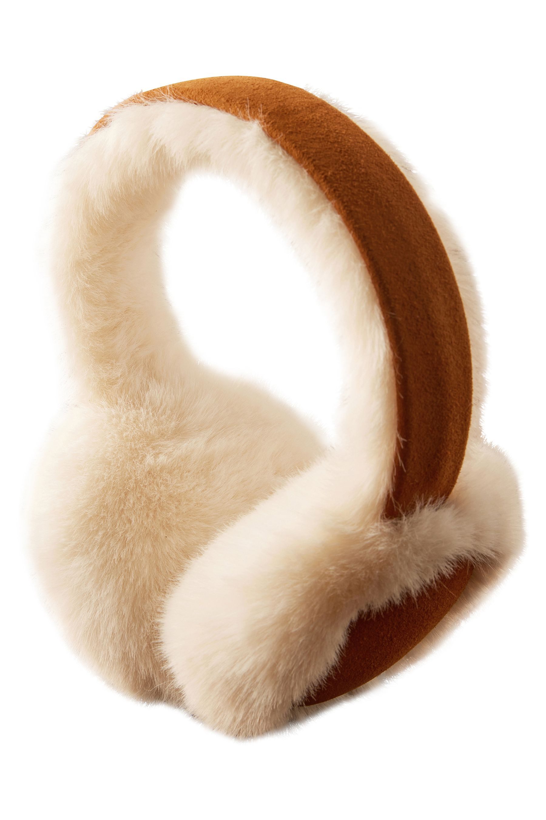 Next Ohrenwärmer Ohrenschützer aus Shearling-Leder (1-St)