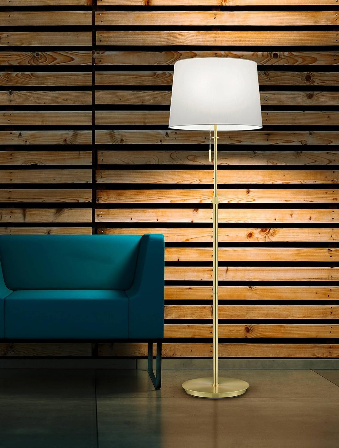 lightling Stehlampe Liam, ohne Leuchtmittel, höhenverstellbar, mit Zugschalter, getrennt schaltbar