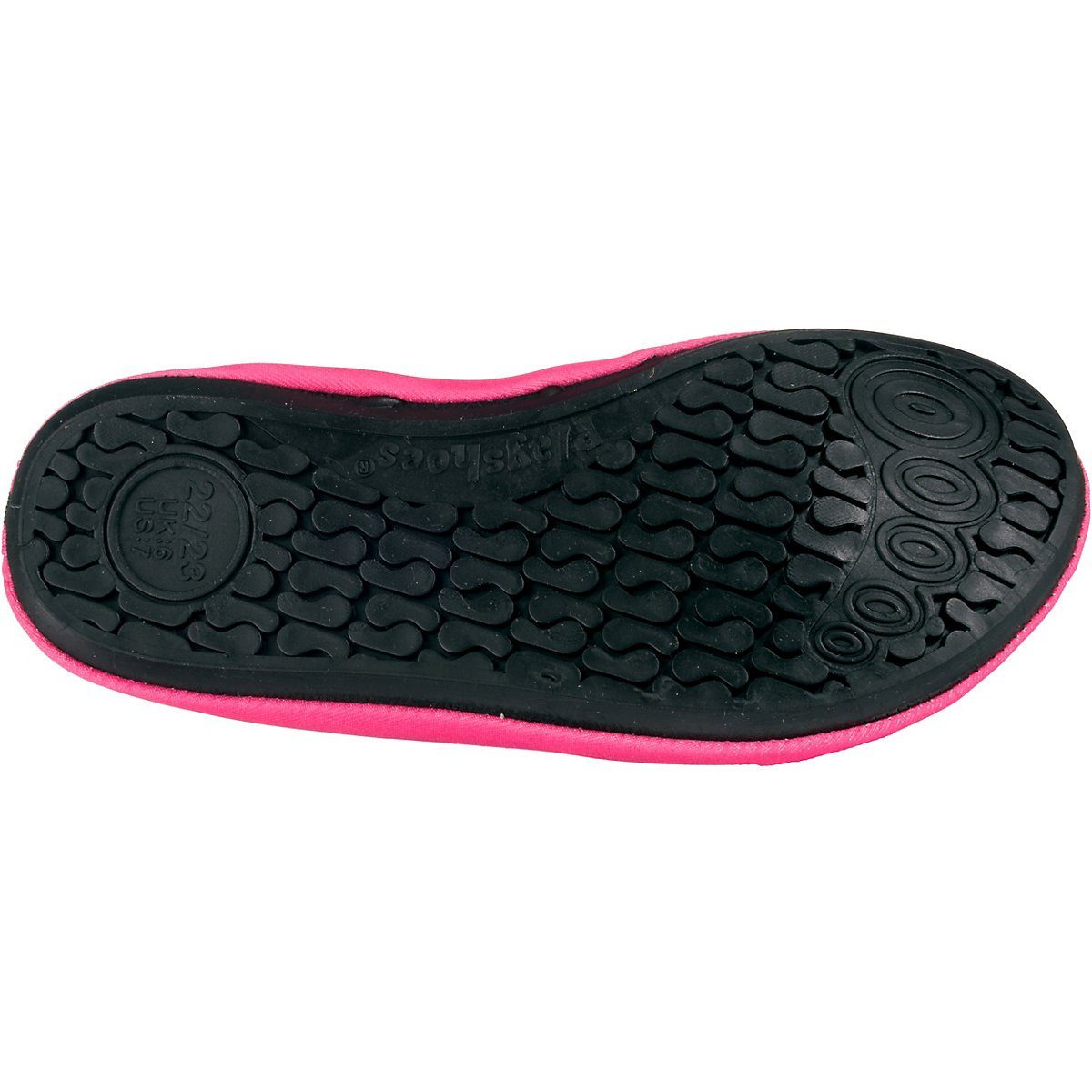 Playshoes Badeschuhe Wasserschuhe Schwimmschuhe, Barfuß-Schuh Passform, rosa mit Sohle flexible Motiv Badeschuh rutschhemmender Meerjungfrau