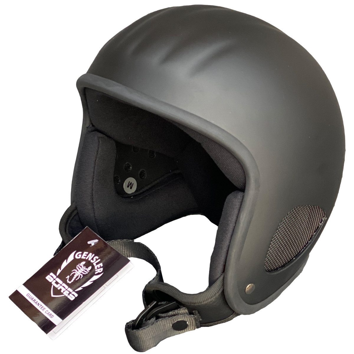 Bores Motorradhelm Bores-Gensler SRM3 Slight Jethelm schwarz-matt 3XL (1er Set)