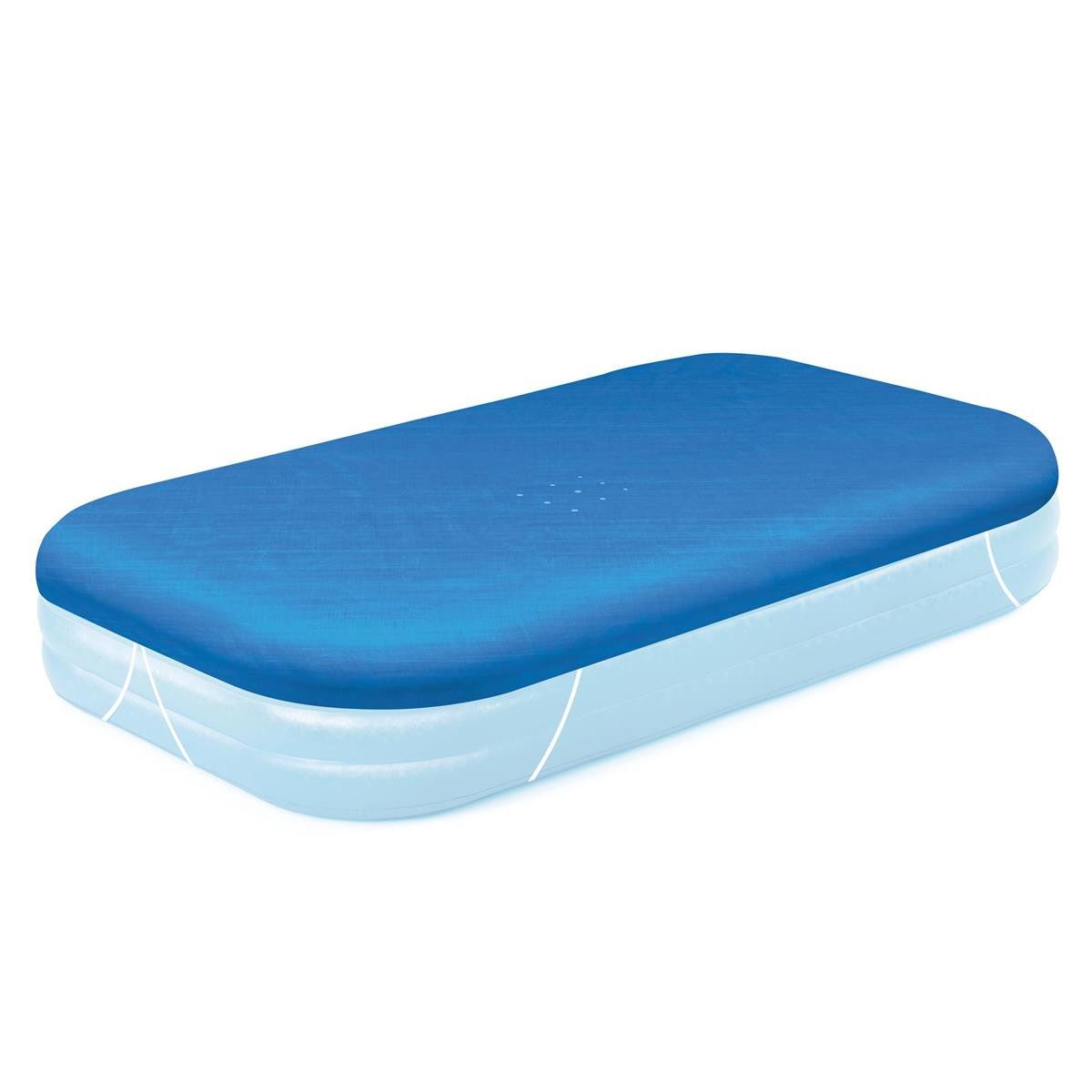 Pool-Abdeckplane PE-Abdeckplane passend für 305 x 183 cm Family Pools, blau, eckig
