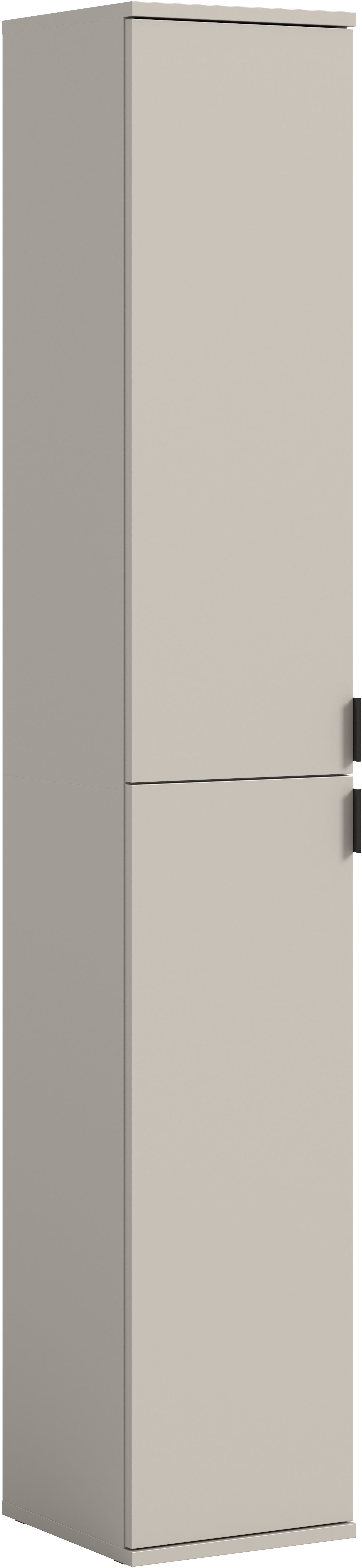 Home affaire Garderobenschrank TRONDHEIM, Höhe 193 cm, 2 Türen, 6 Fächer, 4 Einlegeböden (Türanschlag wechselbar, in verschiedenen Farben erhältlich) Schrank, Hochschramk, Mehrzweckschrank, Universalschrank, Flur, Diele
