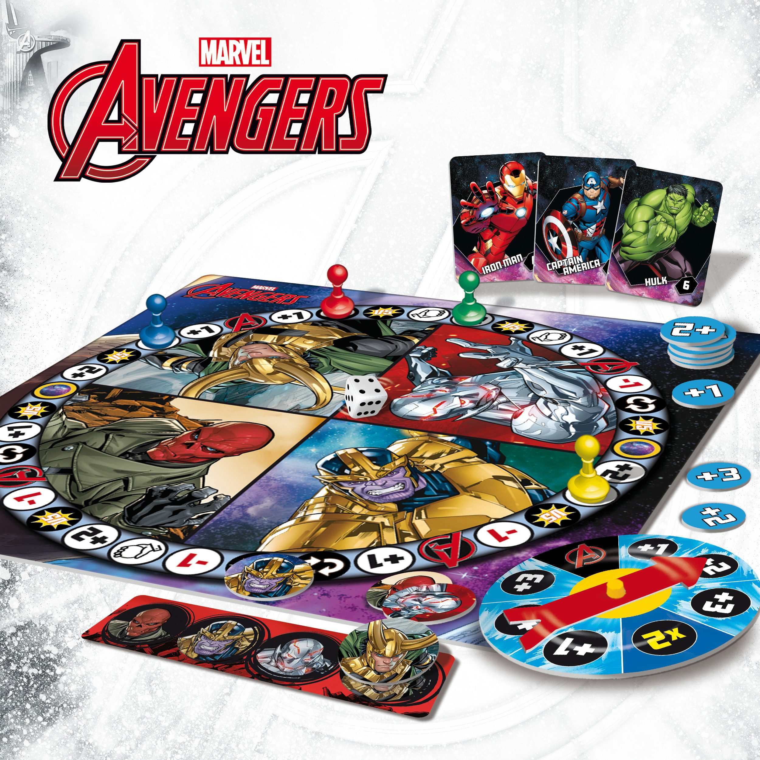 Lisciani Spiel Marvel Avengers Unite Game Thanos Revenge, mehrsprachig