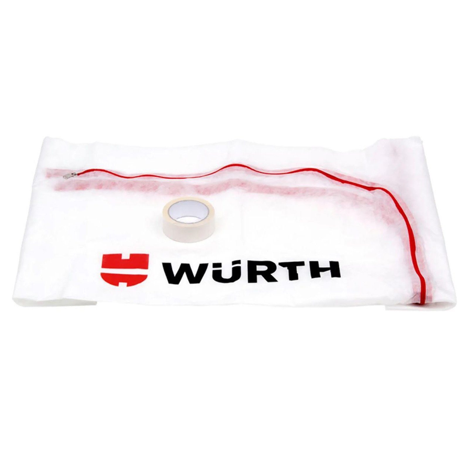 Würth Staubschutztür Würth Staubschutztür 2,2x1,1m 0992419990 mit Klebeband, 1 mm Stärke