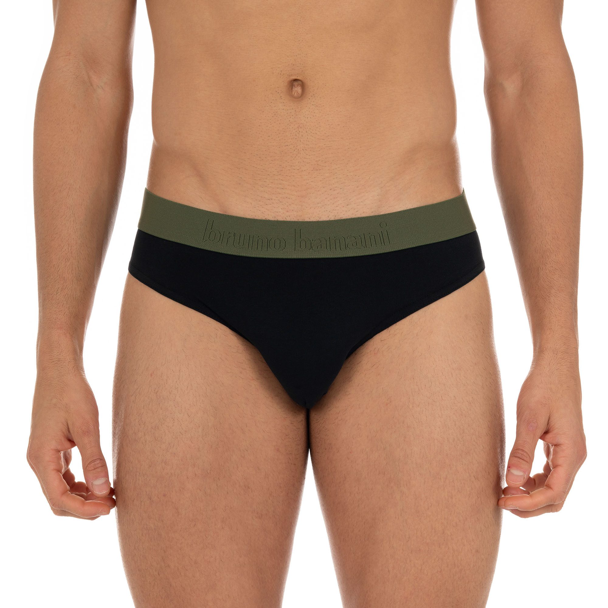 Bruno Banani Slip Flowing (2er Pack) mit Logobund