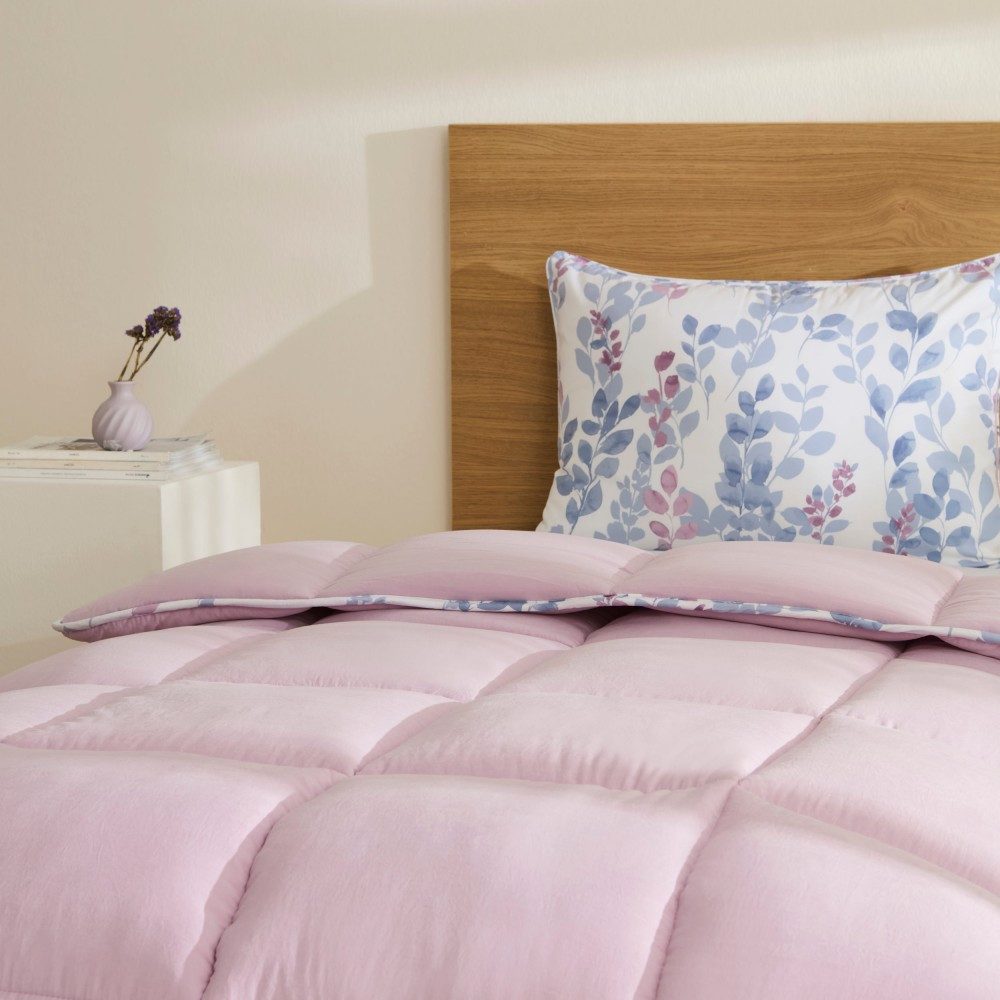 Karaca Bettwäsche Karaca Leaf Bettdecke 135x200 cm + Kissenbezug 50x70 Set, günstig online kaufen