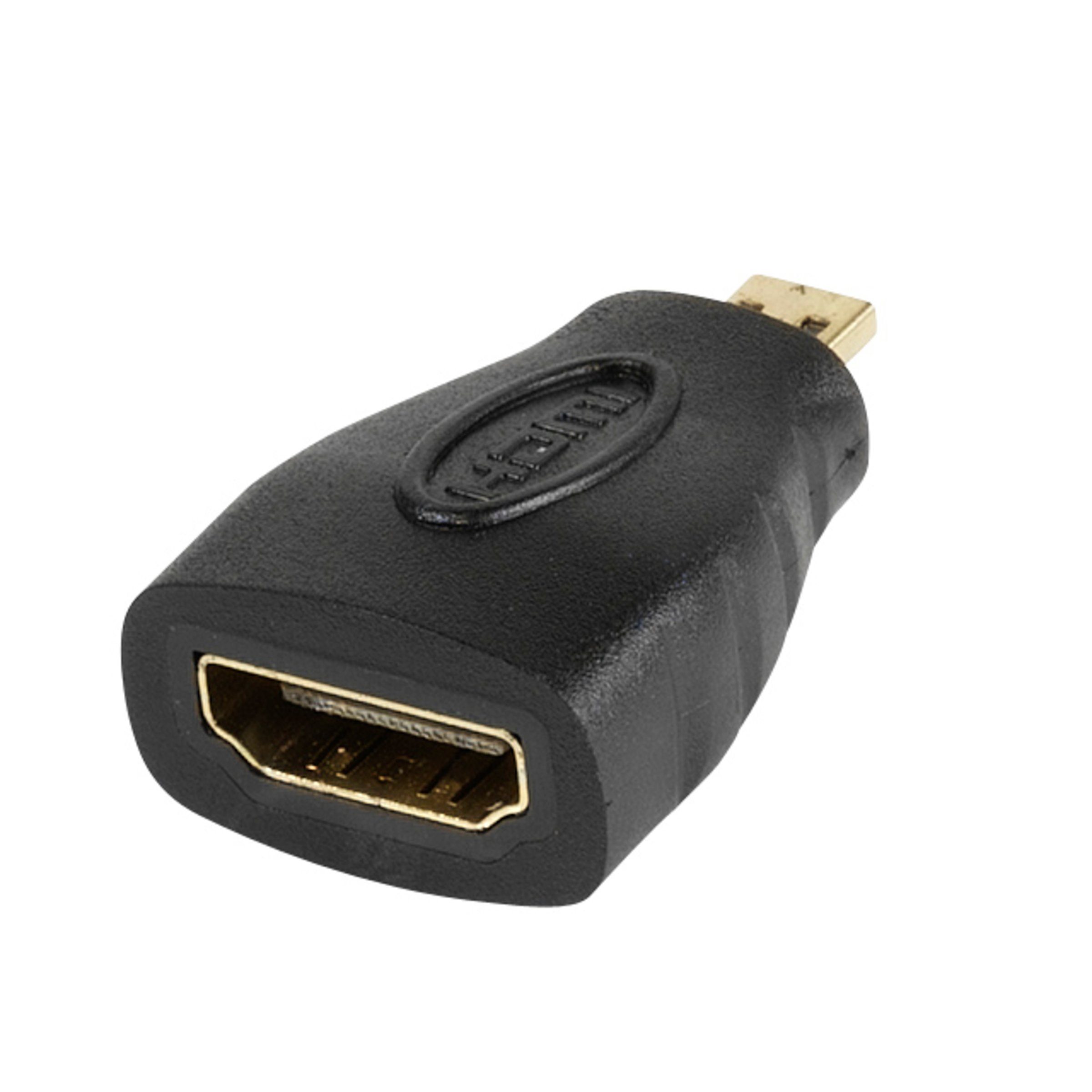 Vivanco Audio- & Video-Kabel, HDMI Adapter zu HDMI Micro, HDMI Adapter zu HDMI Micro (0 cm)