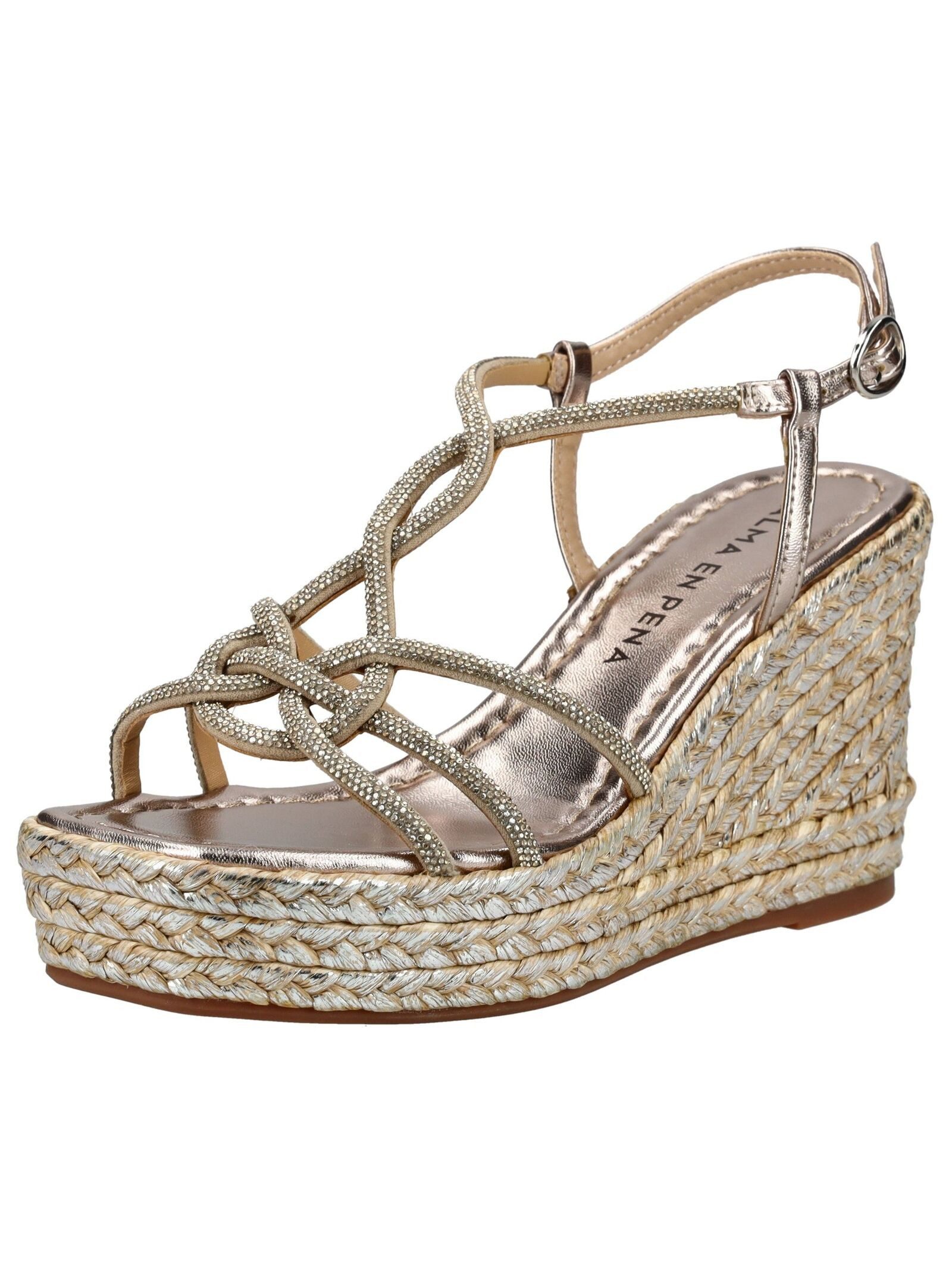 Alma en Pena Sandalen Textil Keilsandalette günstig online kaufen