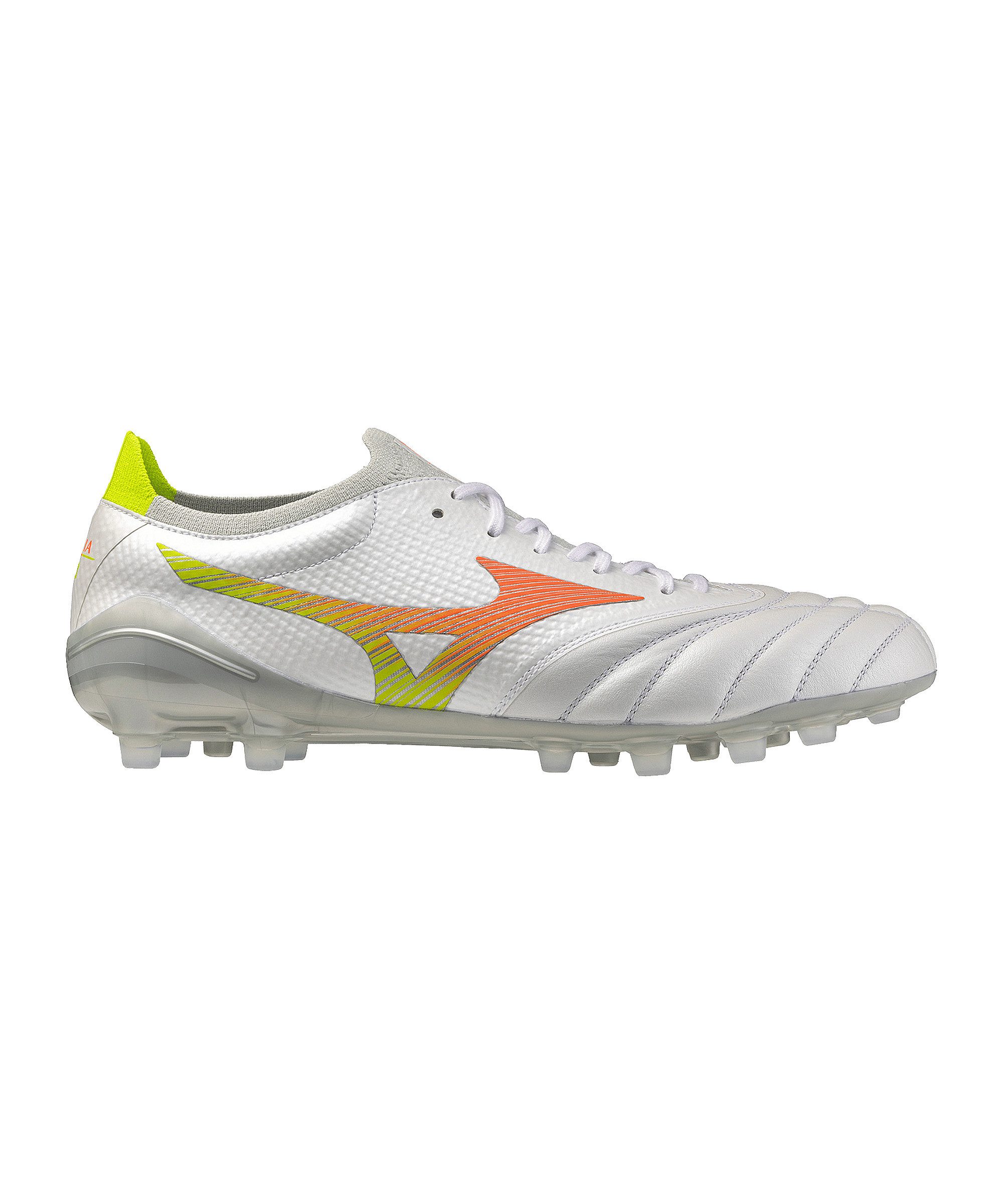 Mizuno Morelia Neo V Beta Elite AG Prism Weiß Fußballschuh
