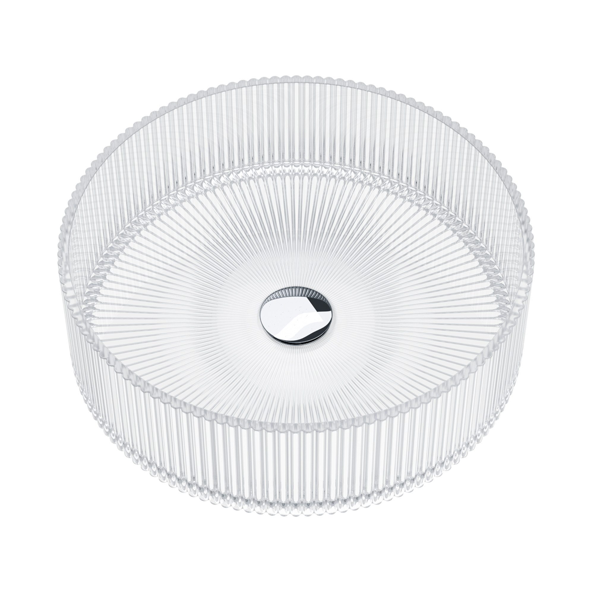 Mai & Mai Aufsatzwaschbecken Glaswaschbecken in Transparent Glas Waschtisch Minerva01, leichte Reinigung