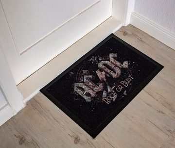 Teppich AC/DC - Rock or Bust 60 x 40 cm, Rockbites, Rechteckig, Höhe: 3 mm
