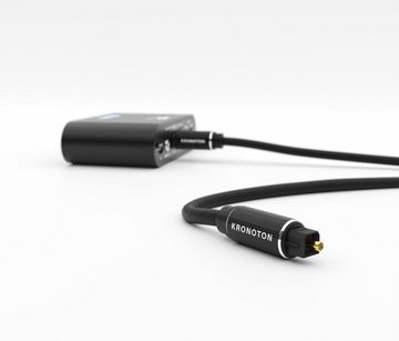 HDSX KRONOTON Premium Toslink Kabel, Länge 1,5m HDSX ZERTIFIZIERT Audio-Kabel, Toslink, (150 cm)