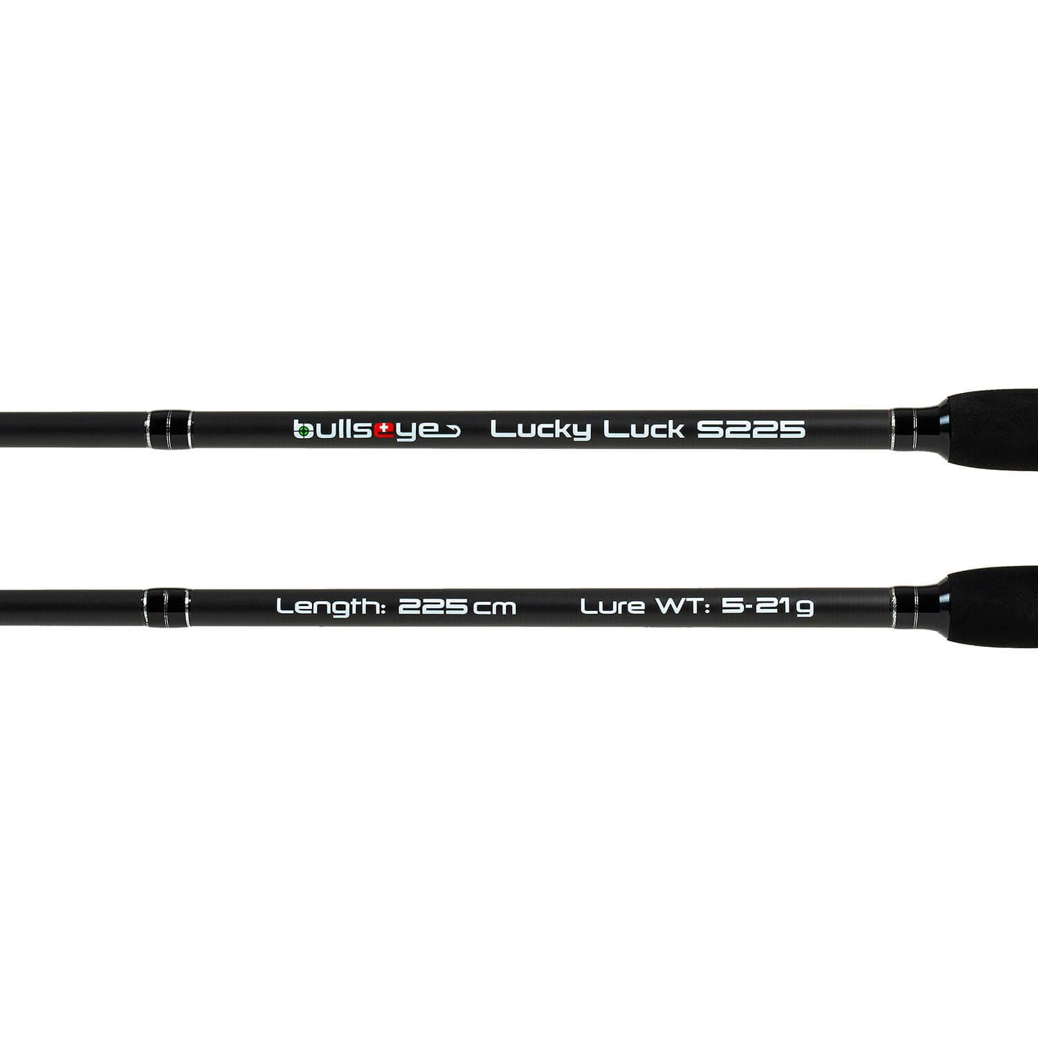 Bullseye Fishing Spinnrute Bullseye Lucky Luck Angelrute, (2-tlg)