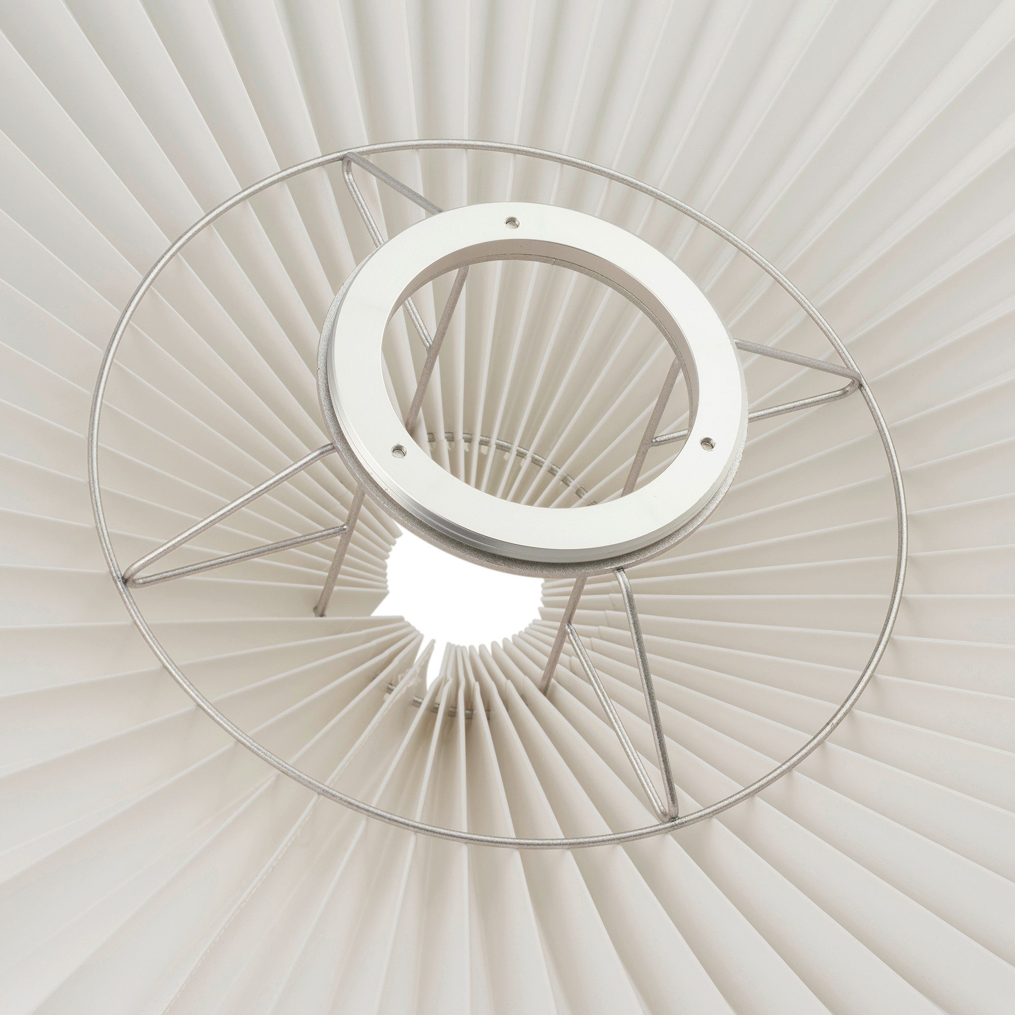 blomus Tischleuchte -TAITE- Tischlampe, Stimmungslicht, LED-Designlampe modern, LED wechselbar, Dimmbar, Plissee-Look, modern & stabil, Dimmbar, Aluminium