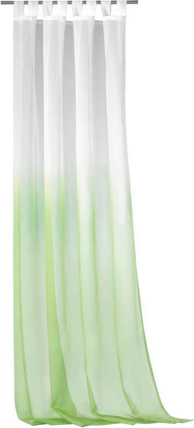 Vorhang Maischa, Weckbrodt, Schlaufen (1 St), transparent, Voile, transparent mit Farbverlauf