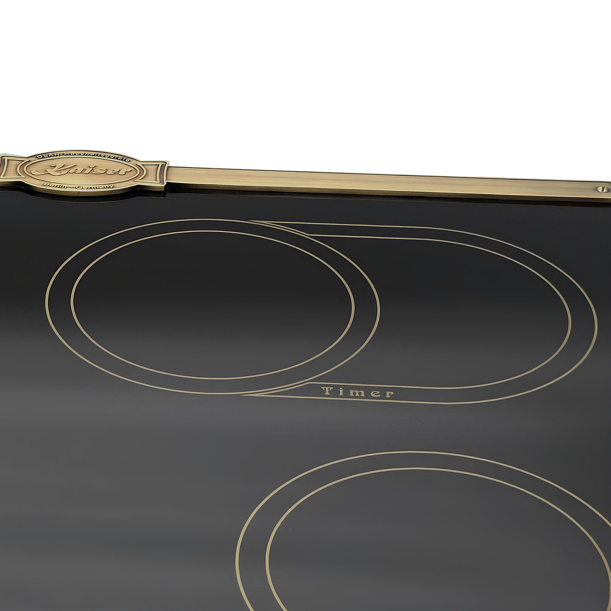 Kaiser Küchengeräte Elektro-Kochfeld Kaiser Empire Elektro Kochfeld KCT 6185 Em Glaskeramik Kochfeld 60 cm Schwarzt • 4 QuickHeat-Kochzonen Hi-Light • Ankoch-Elektronik • Restwärmeanzeige • Timer • Touch control, Exklusives Autarkers High Light Glaskeramik Kochfeld 60cm