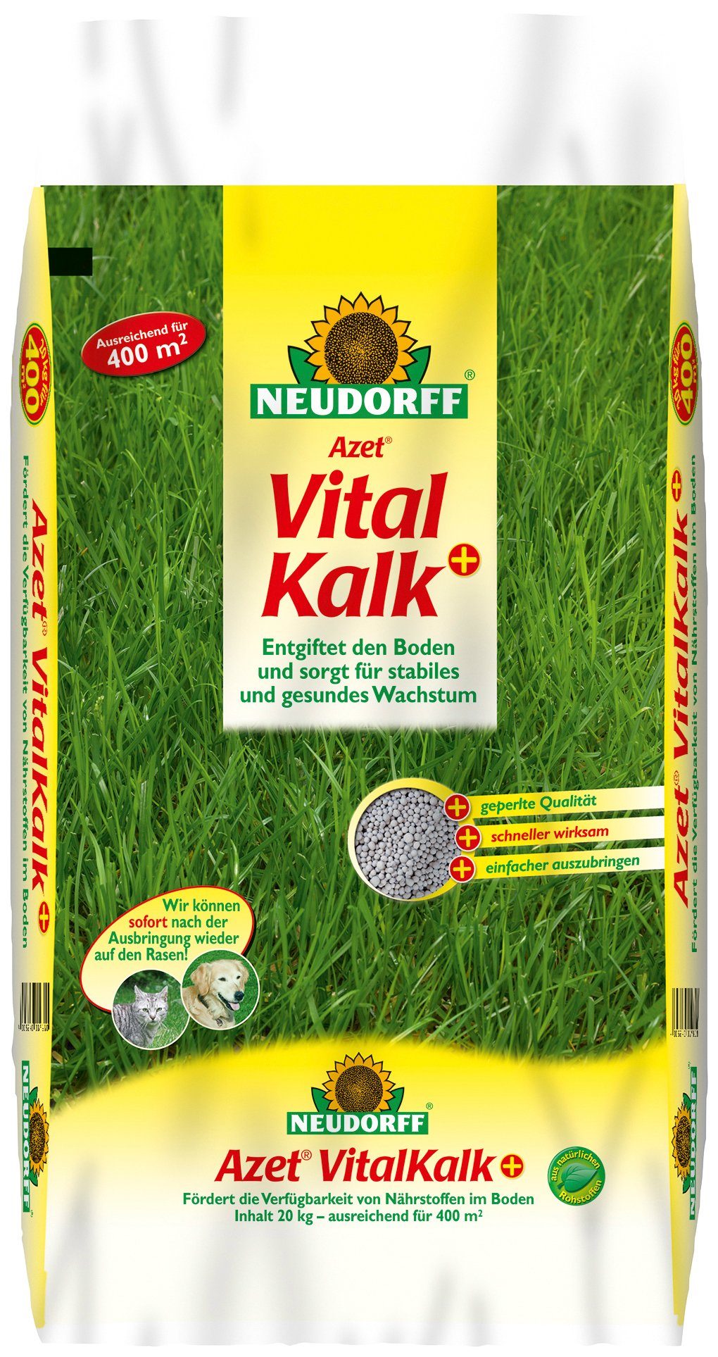 Neudorff Bodenverbesserer »Azet VitalKalk+«, 20 kg