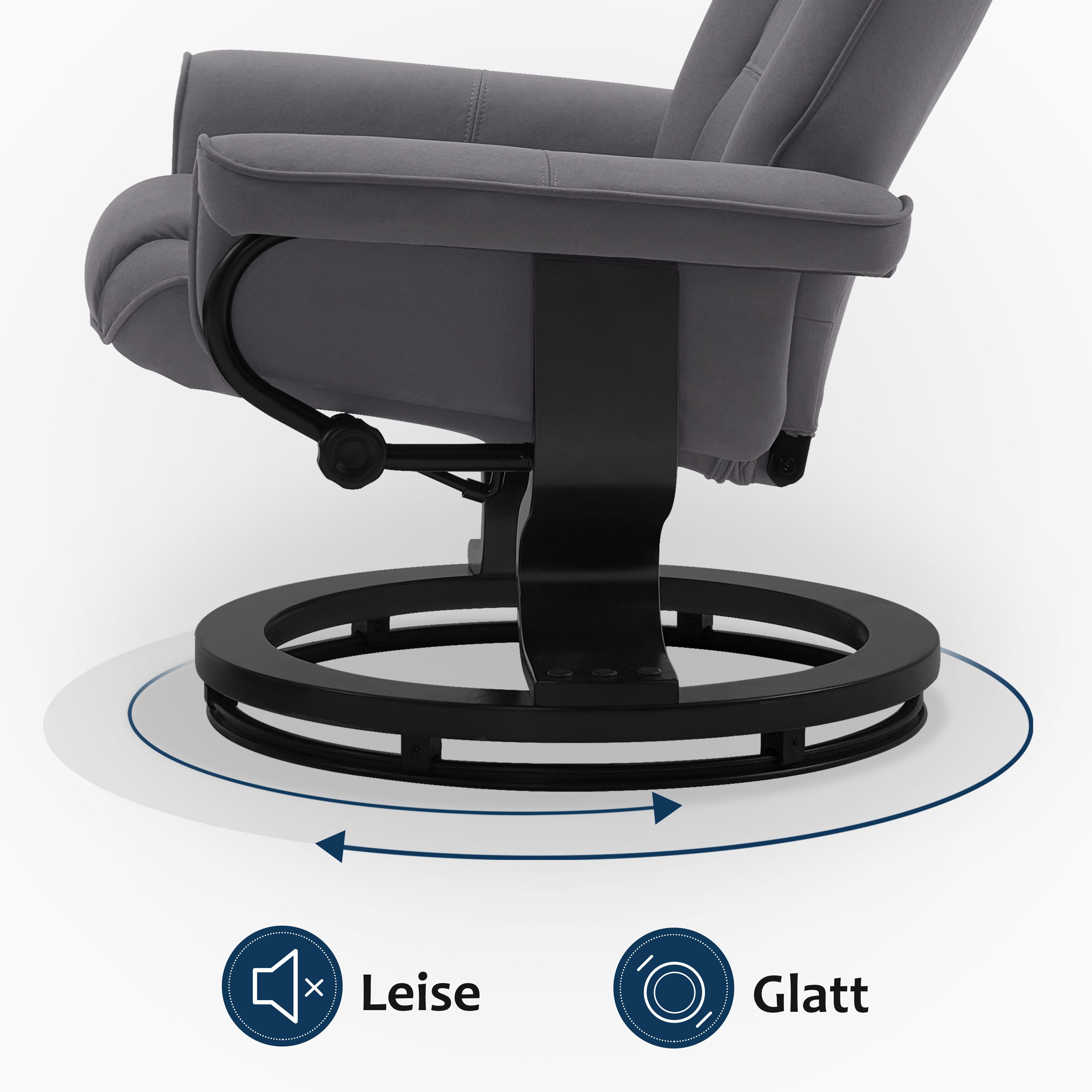 MCombo TV-Sessel M MCombo Relaxsessel mit Hocker Fernsehsessel 9019 (M MCombo Relaxsessel mit Hocker), mit Relaxfunktion – Bild 5 von 5